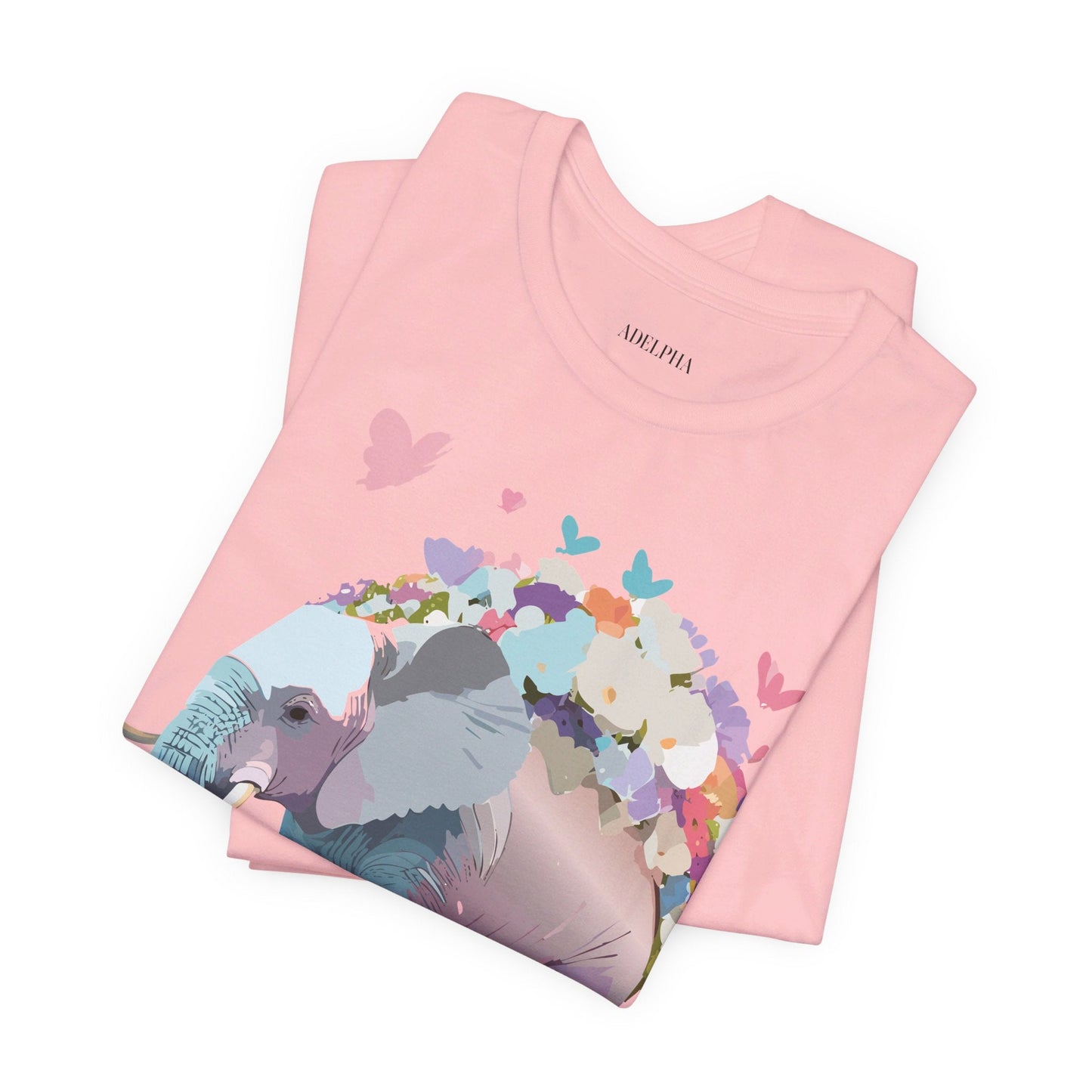 Elephant Graphic Unisex 100 Cotton Jersey Vintage Art Design Tee 15