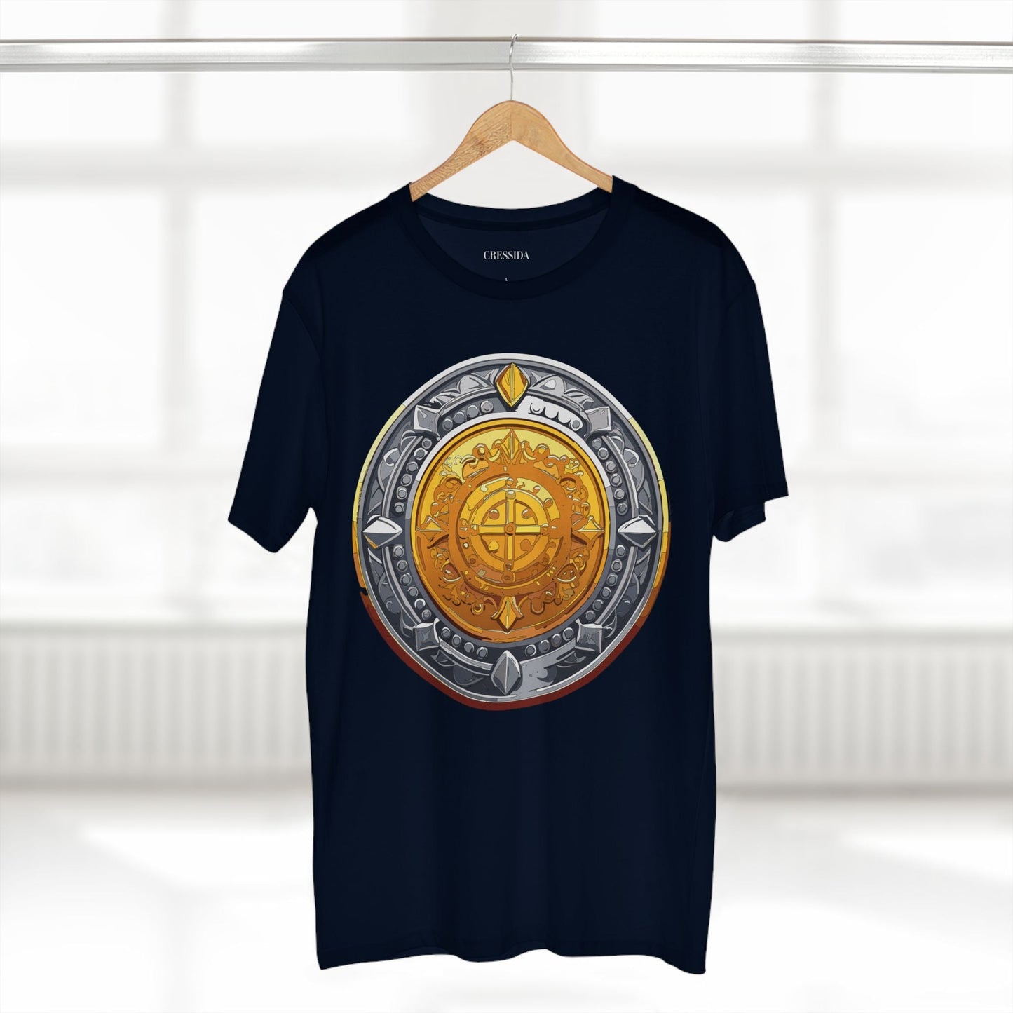 Antique Gold Coin Graphic Design T-Shirt Unisex 100 Cotton With Golden Print Artwork Tee 4