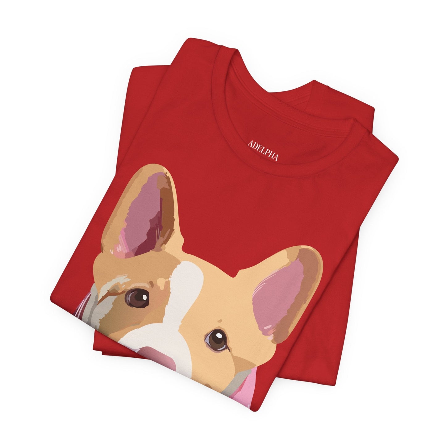Adelpha Graphic Dog Shirt Unisex Vintage Inspired Tee Short Sleeve Comfort Wear Everyday