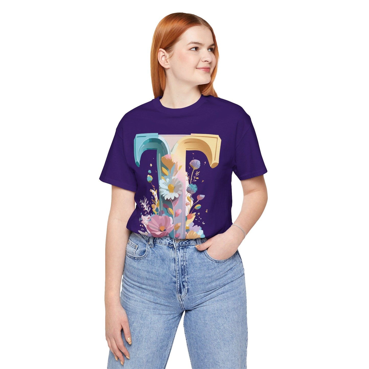 Unisex Graphic T Shirt Letter Shirt Adelpha Vintage Inspired Art Tee Short Sleeve