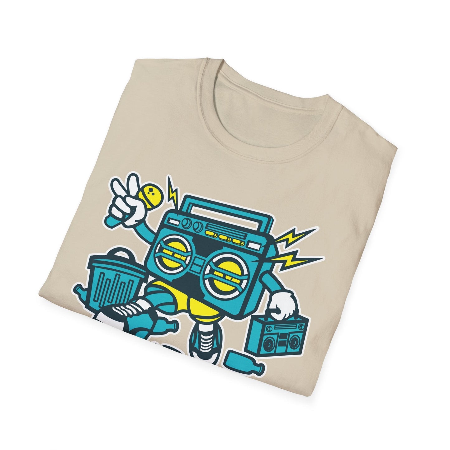 Cartoon T Shirt Animation Tee Funny Unisex Gildan Softstyle 64000 100 Percent Ring Spun Cotton