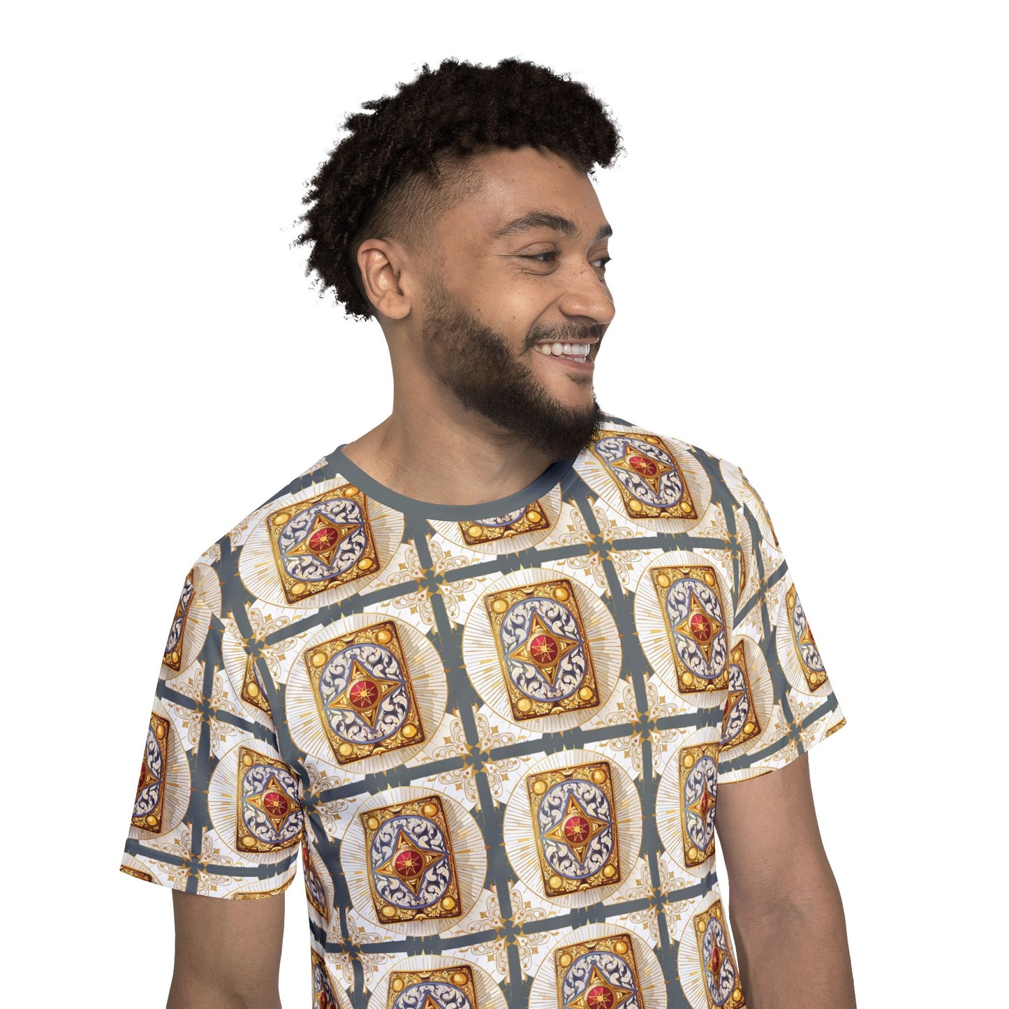 Card Deck Graphic T-Shirt, Art Design Poly Shirt, All Over Print Graphic Tee, Playing Cards T-Shirt, Playing Cards Tees