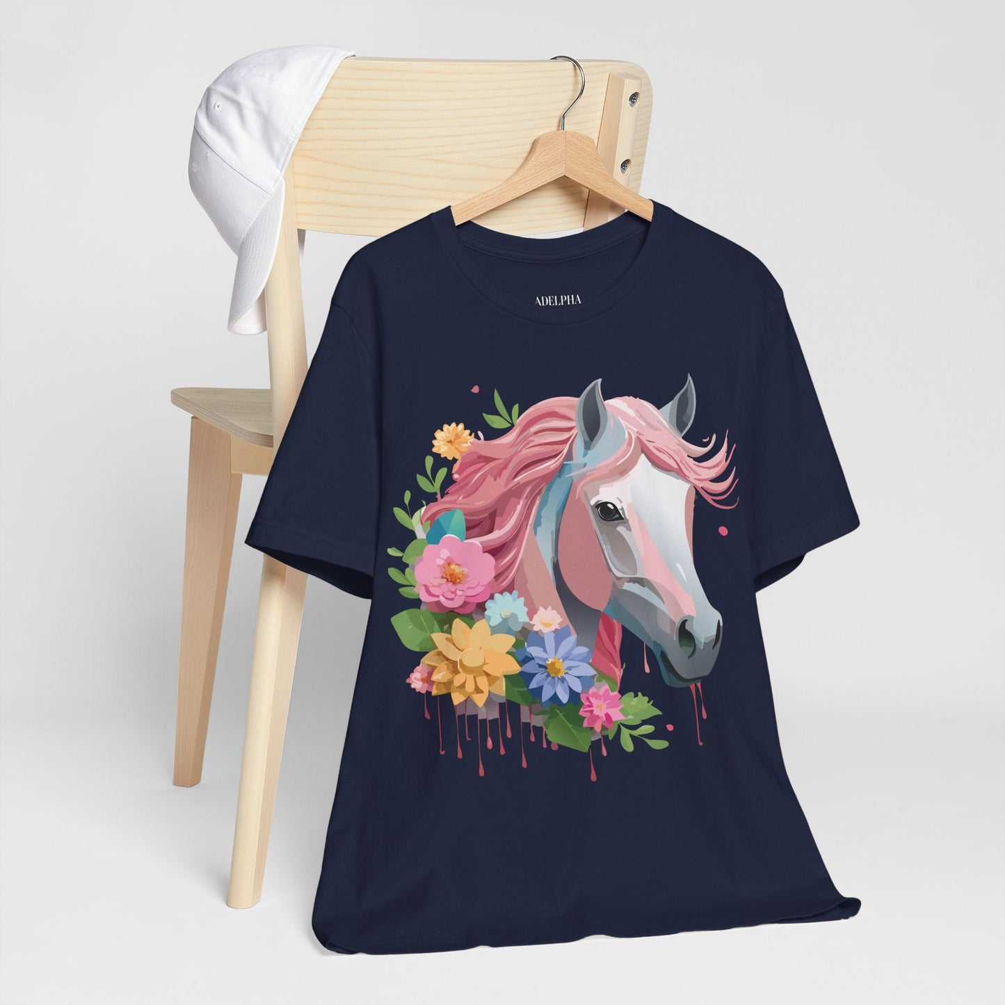 Horse Graphic Unisex 100 Cotton Vintage Animal Art T-Shirt 1