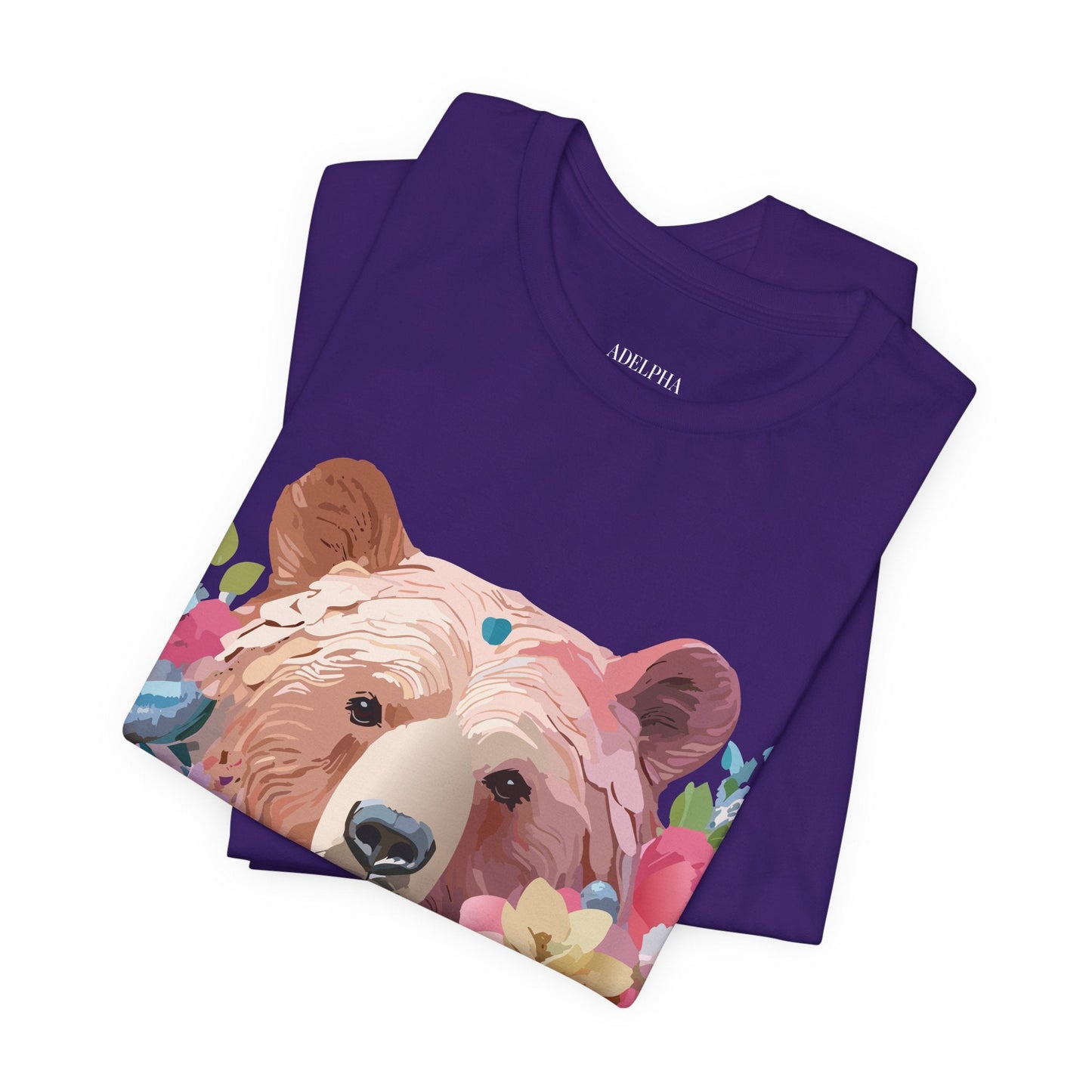 Bear Graphic T Shirt Unisex Adelpha Vintage Art Design Tee Edition
