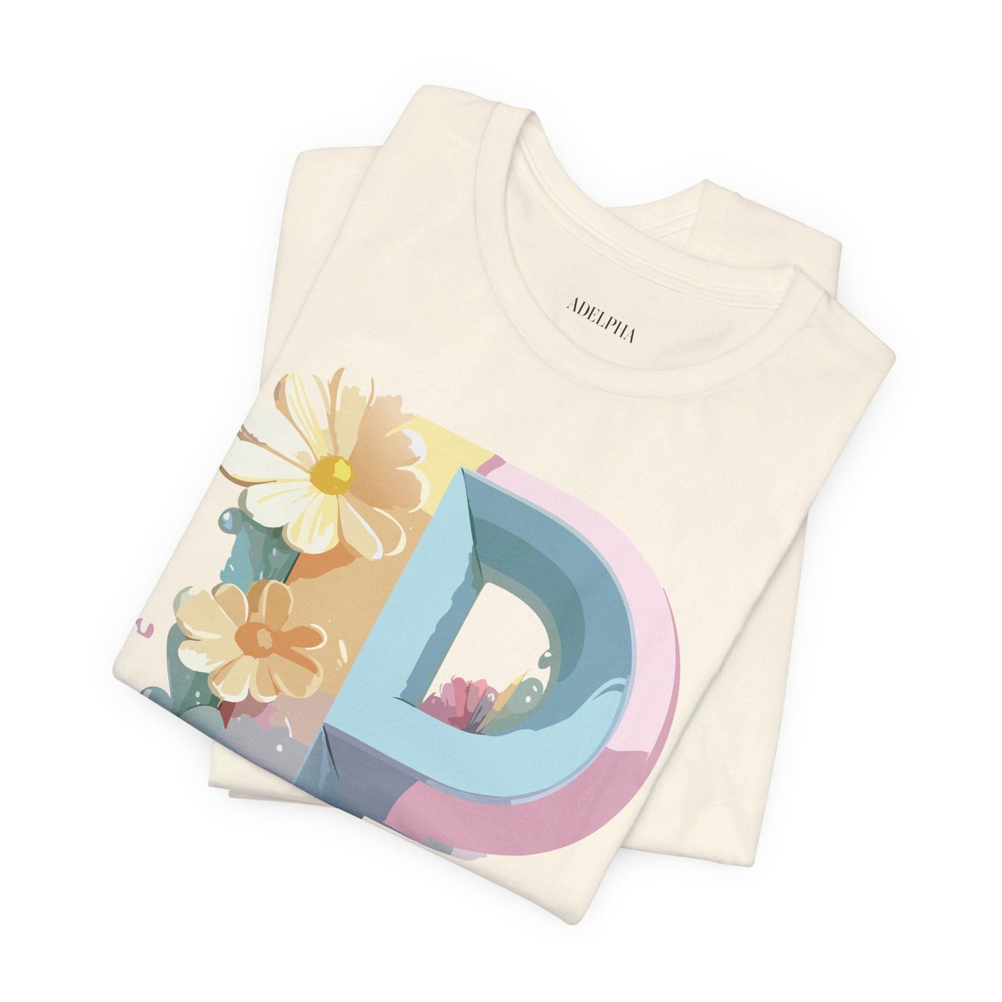 Adelpha Letter P Graphic T Shirt Unisex Vintage Inspired Art Tee for Everyday Style