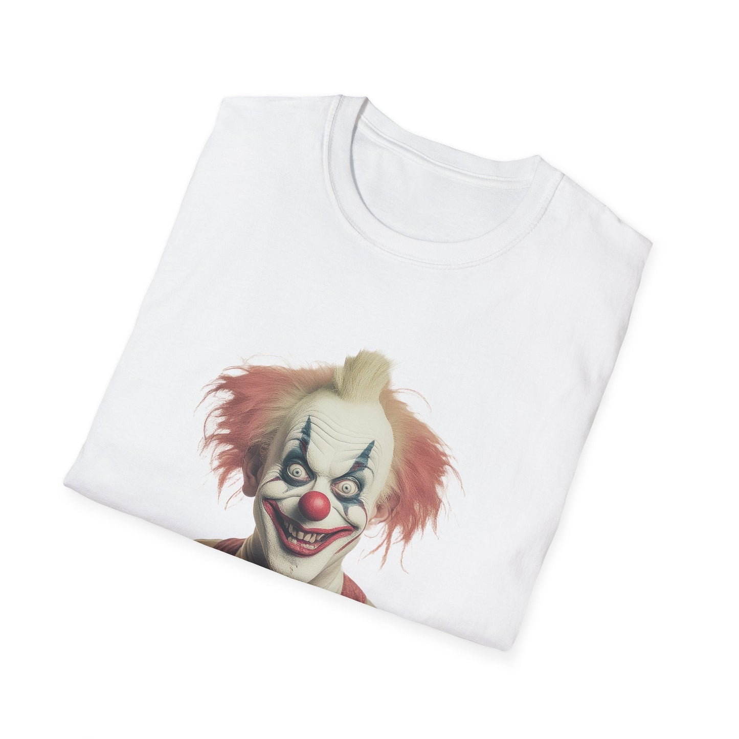 Clown Shirt Circus Tee Gildan Softstyle 64000 One Hundred Percent Ring Spun Cotton Lightweight