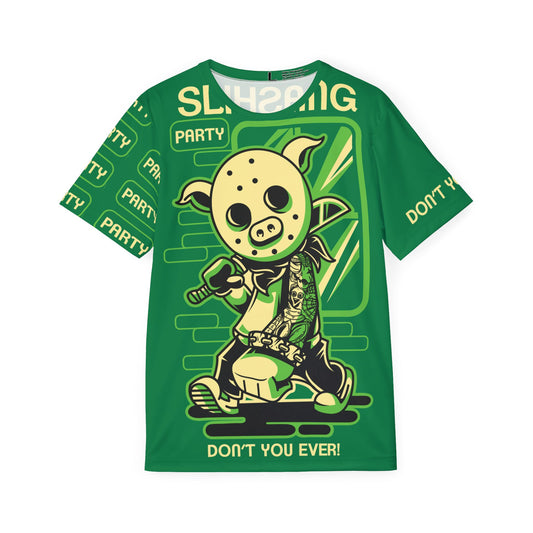 52-Be Fun Graphic T-Shirt, Art Design Poly Shirt, All Over Print Graphic Tee, Monsters T-Shirt, Cartoon Tees