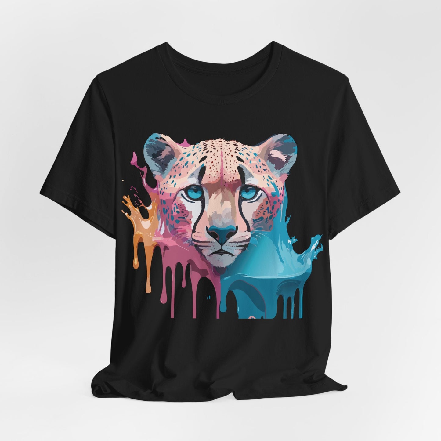 Cheetah Graphic Unisex 100 Cotton Artwork Tee 12