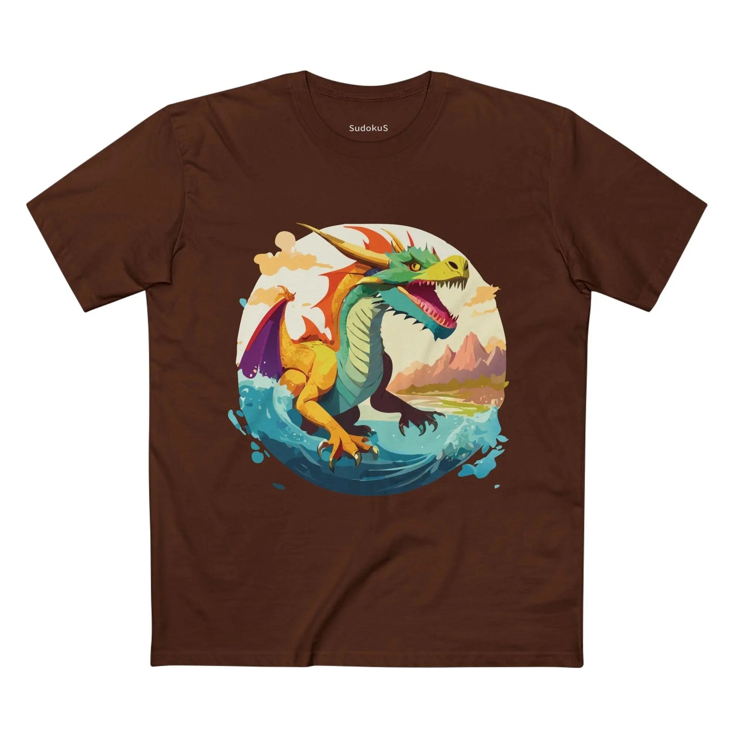 Dragon Graphic Unisex 100 Cotton Staple Tee 24