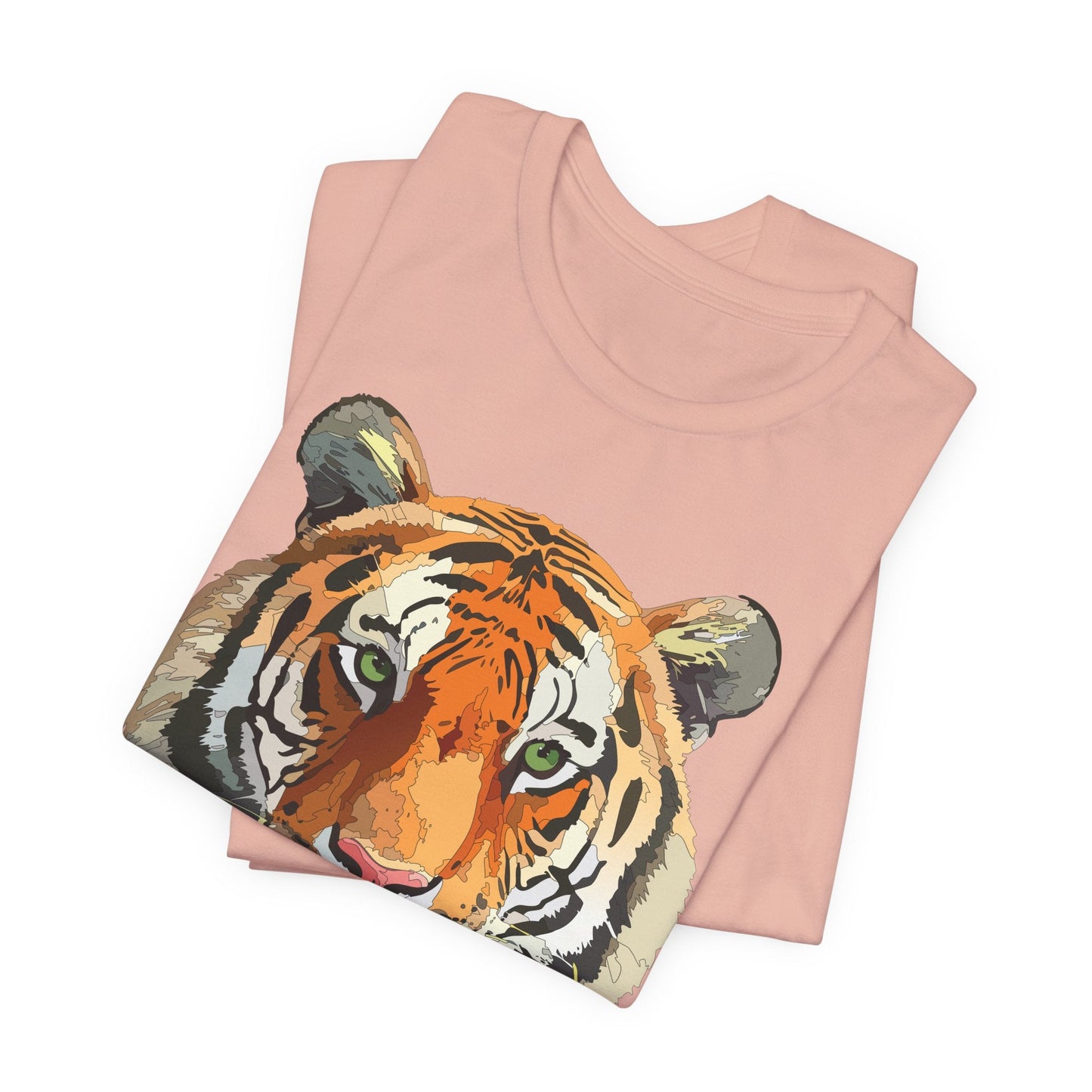 Unisex Animal Graphic Tee Shirt With Wildlife Art Design For Everyday Comfort Gildan 64000
