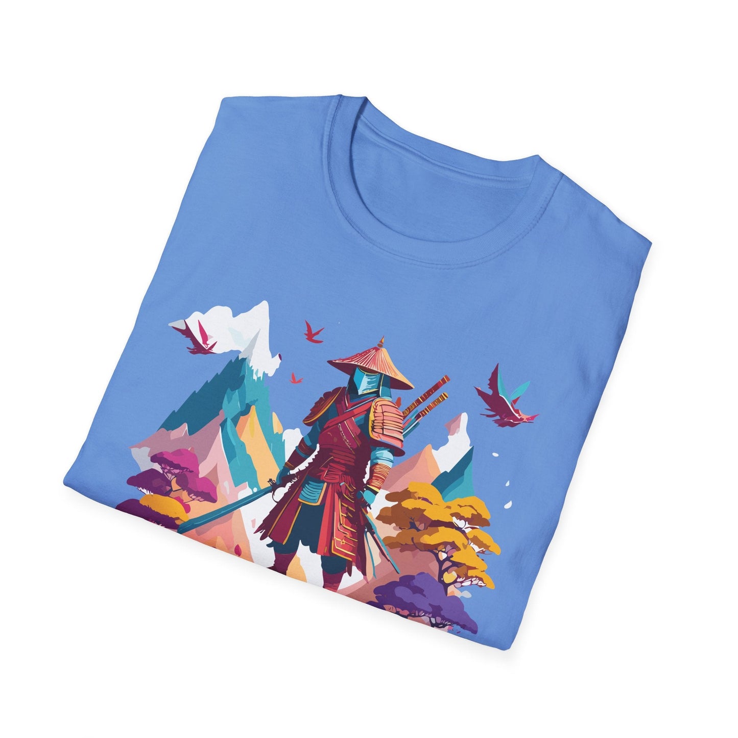 Samurai Shirt Unisex Samurai Tee Short Sleeve Gildan Softstyle 64000 100 Percent Ring Spun Cotton