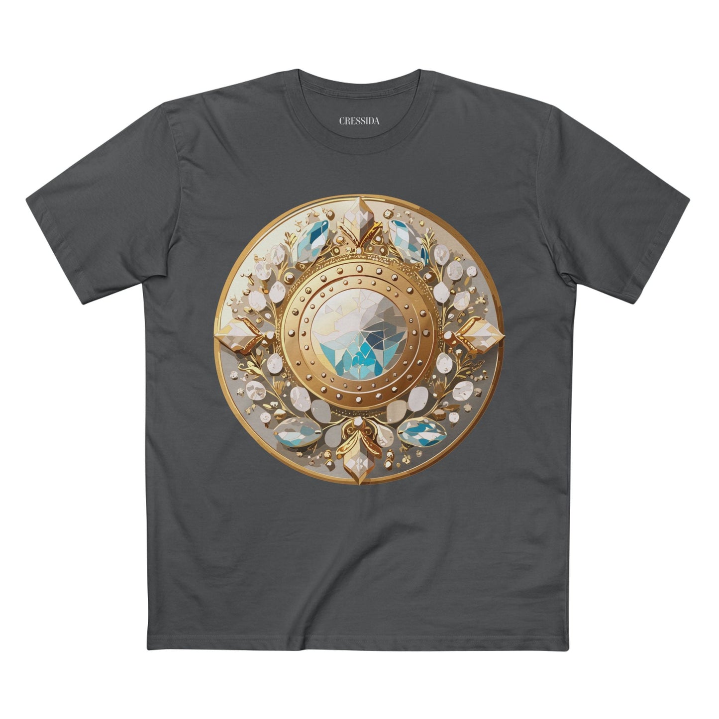 Medallion Graphic T-Shirt Unisex 100 Cotton With Gold Art Design Medal Tee 19