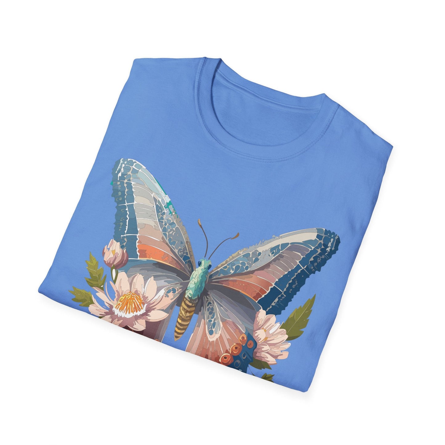 Butterfly Shirt Unisex T Shirt Monarch Design Softstyle 64000 Ring Spun Cotton Tee