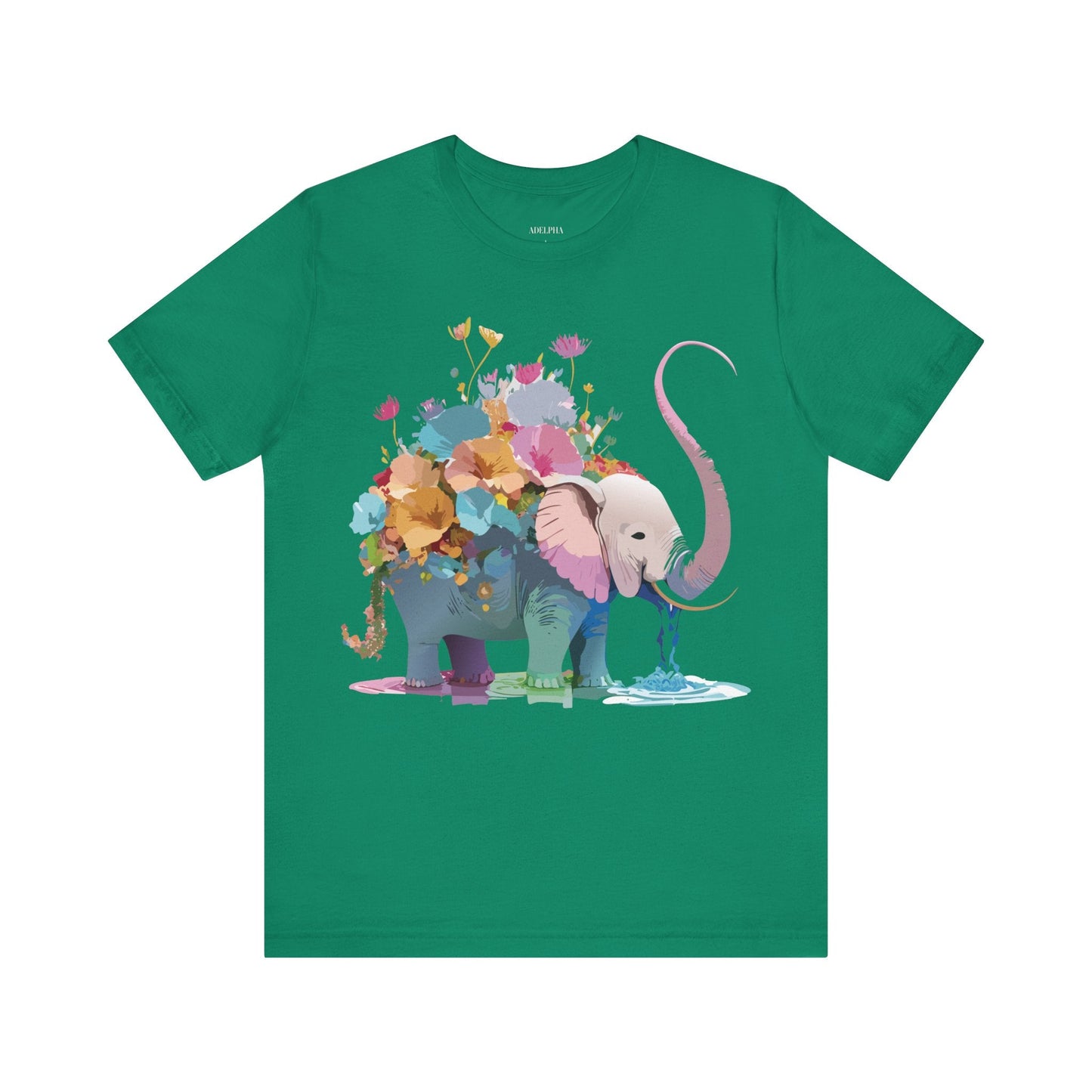 Elephant Graphic Unisex 100 Cotton Jersey Vintage Art Design Tee 12