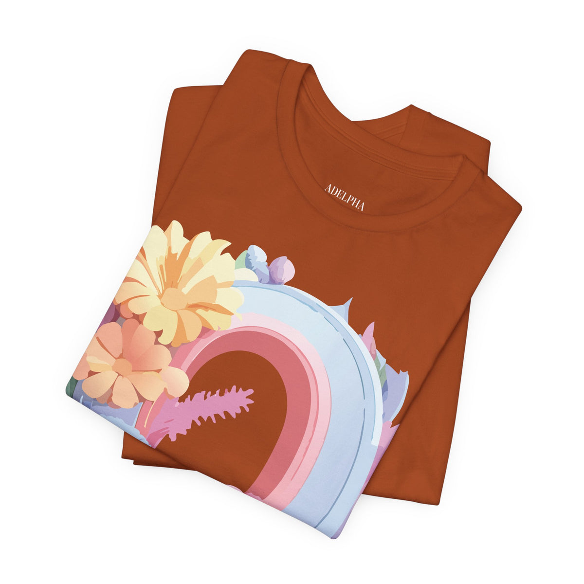 Letter Q Graphic Unisex Cotton Bella+Canvas Tee with Art Letter Design