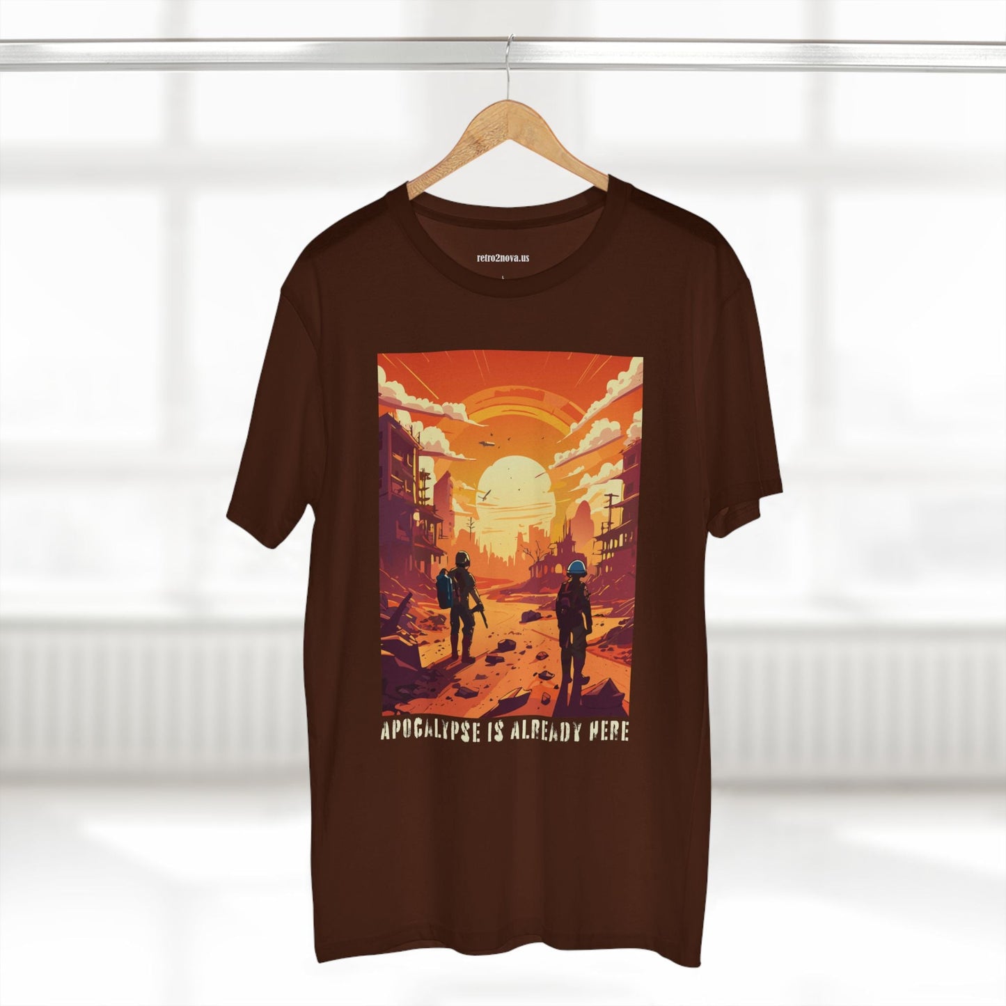 Cataclysm Doomsday Shirt Unisex Premium Cotton Tee With Original Art Design By Retro2Nova