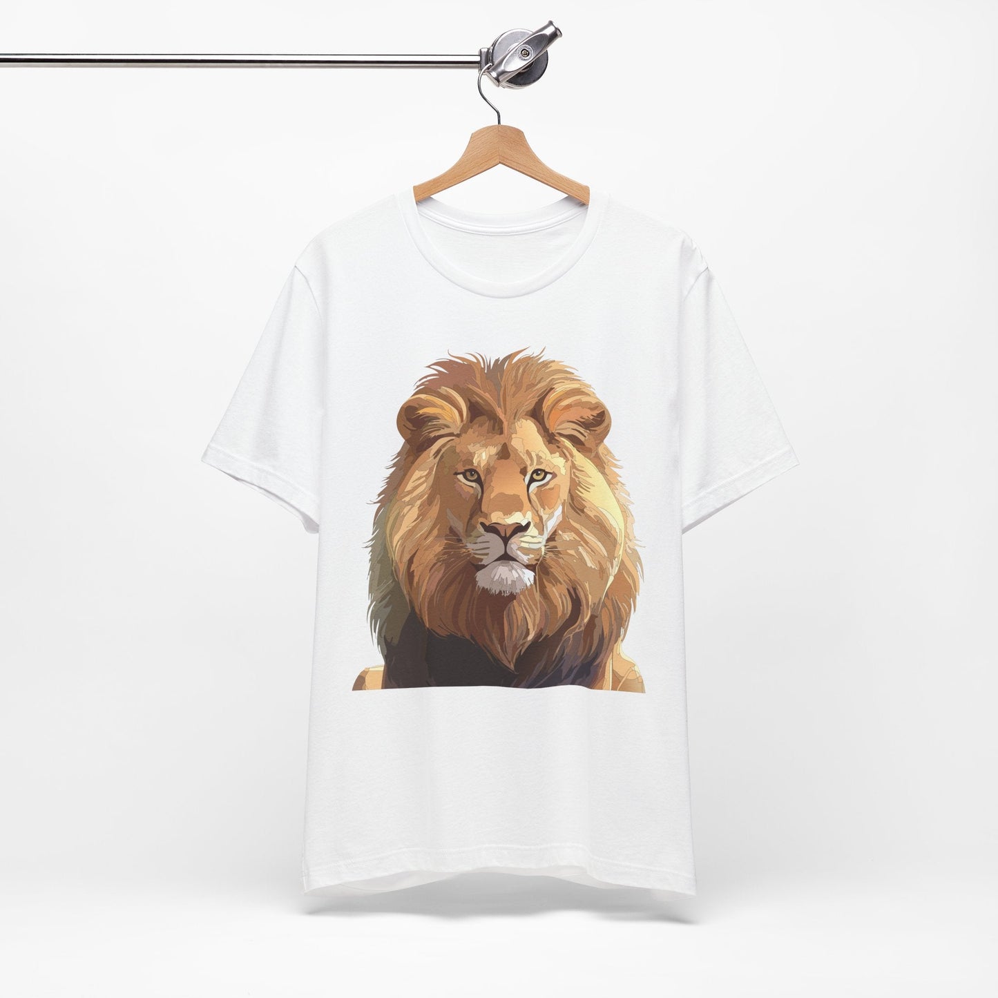 Unisex Animal Art Tee Shirt With Wild Animals Design Gildan 64000 Softstyle Cotton