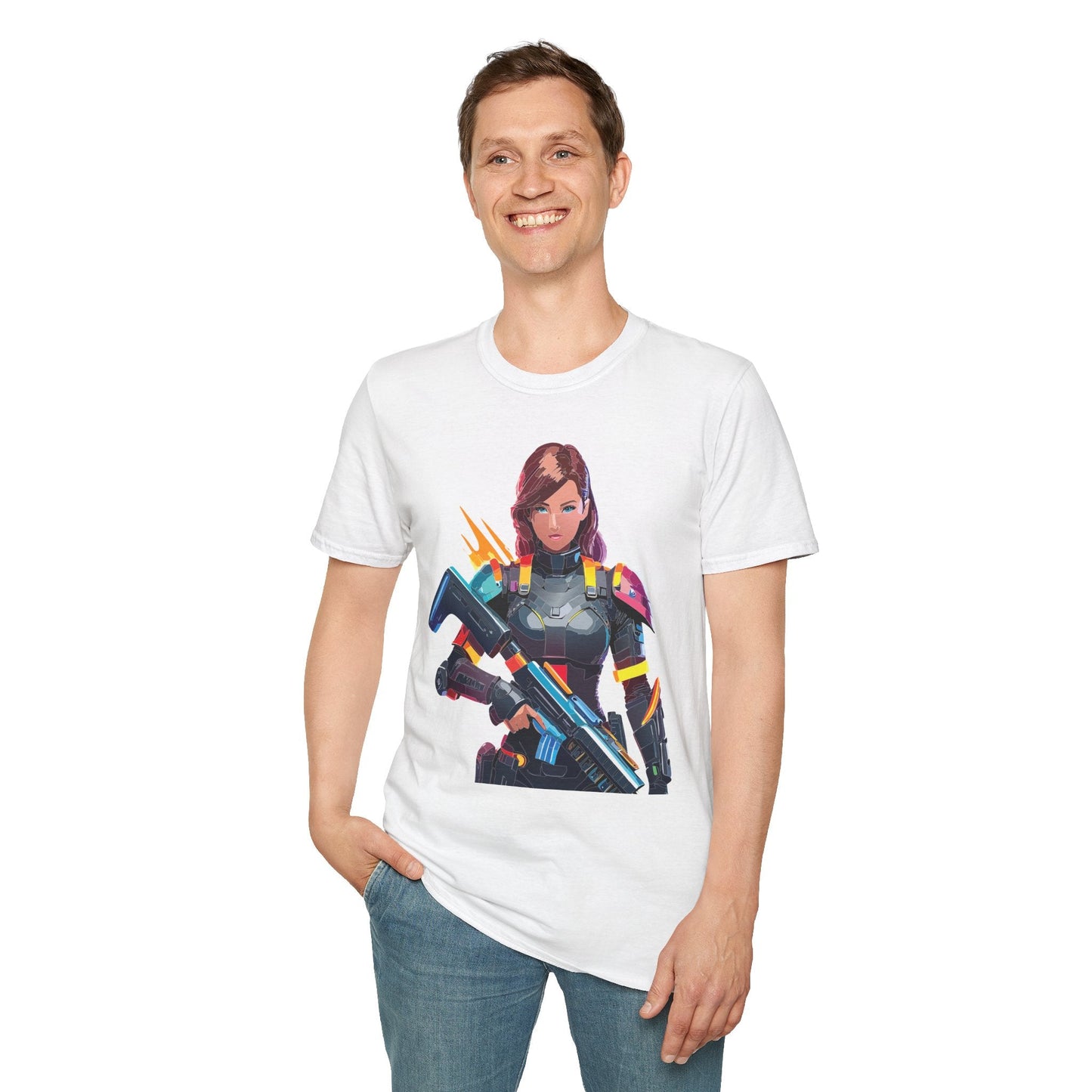 Robocop Graphic Unisex Cotton With Cyber Man Artwork Tee 8