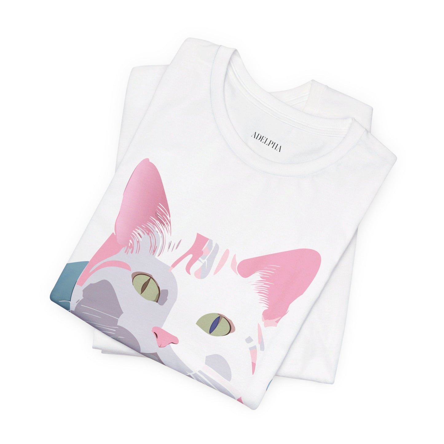 Adelpha Cat Graphic Tee Unisex Short Sleeve Shirt Vintage Inspired Artwork