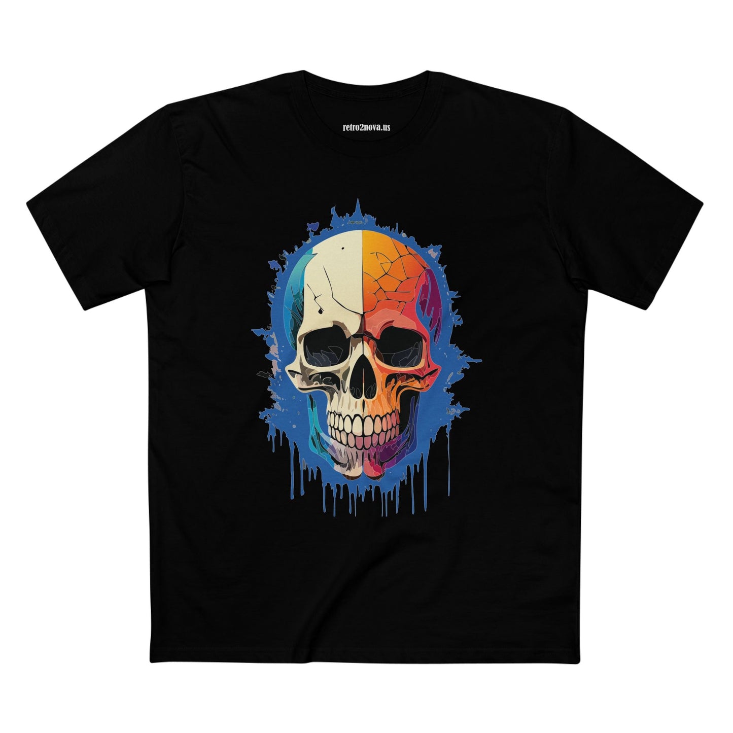 Skull Shirt Unisex Skeleton Tee Premium Cotton Staple With Original Art Design Collection
