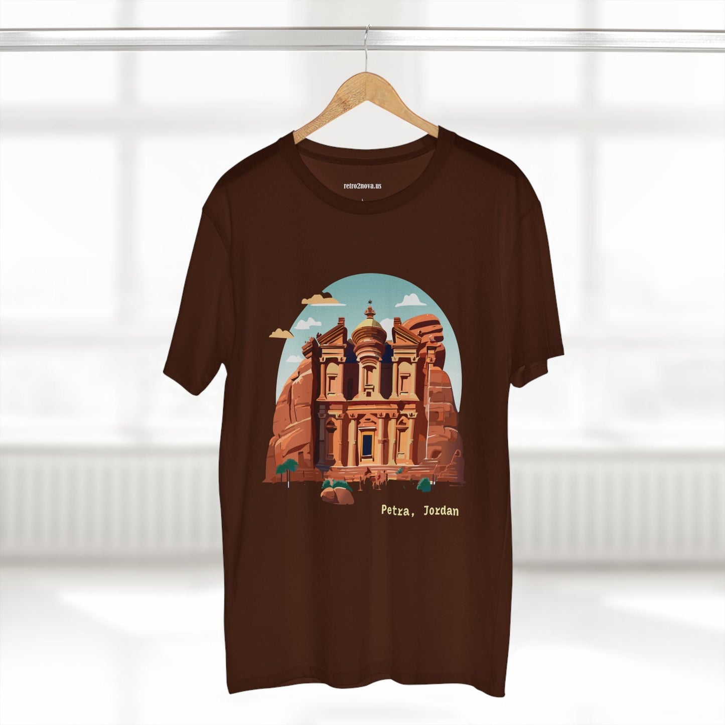 Petra Travel Shirt Unisex Premium Cotton Tee With Original Art Design For Tourists TT22