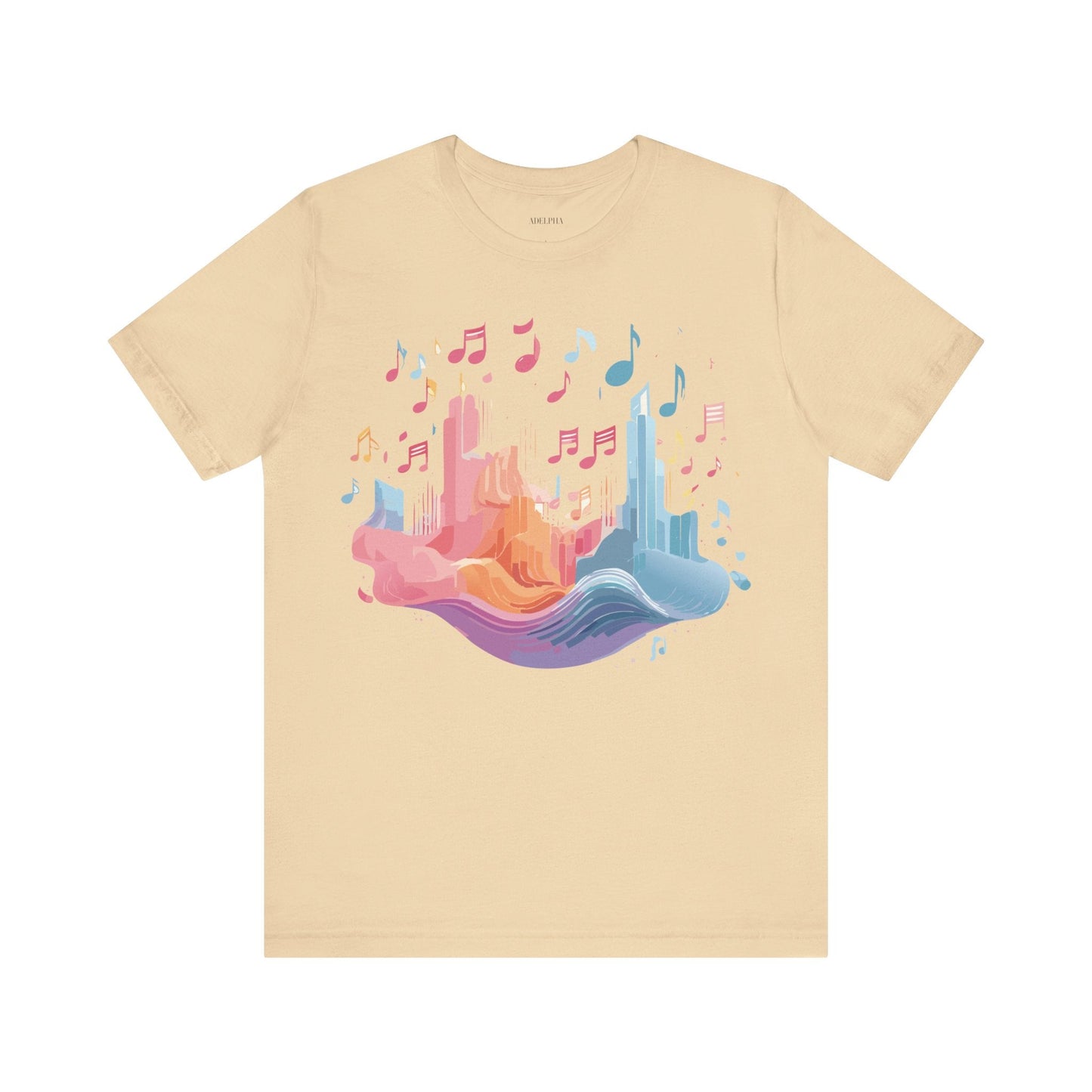 Music Graphic Tee Unisex Jersey Short Sleeve Art Design Adelpha Vintage Artwork Premium