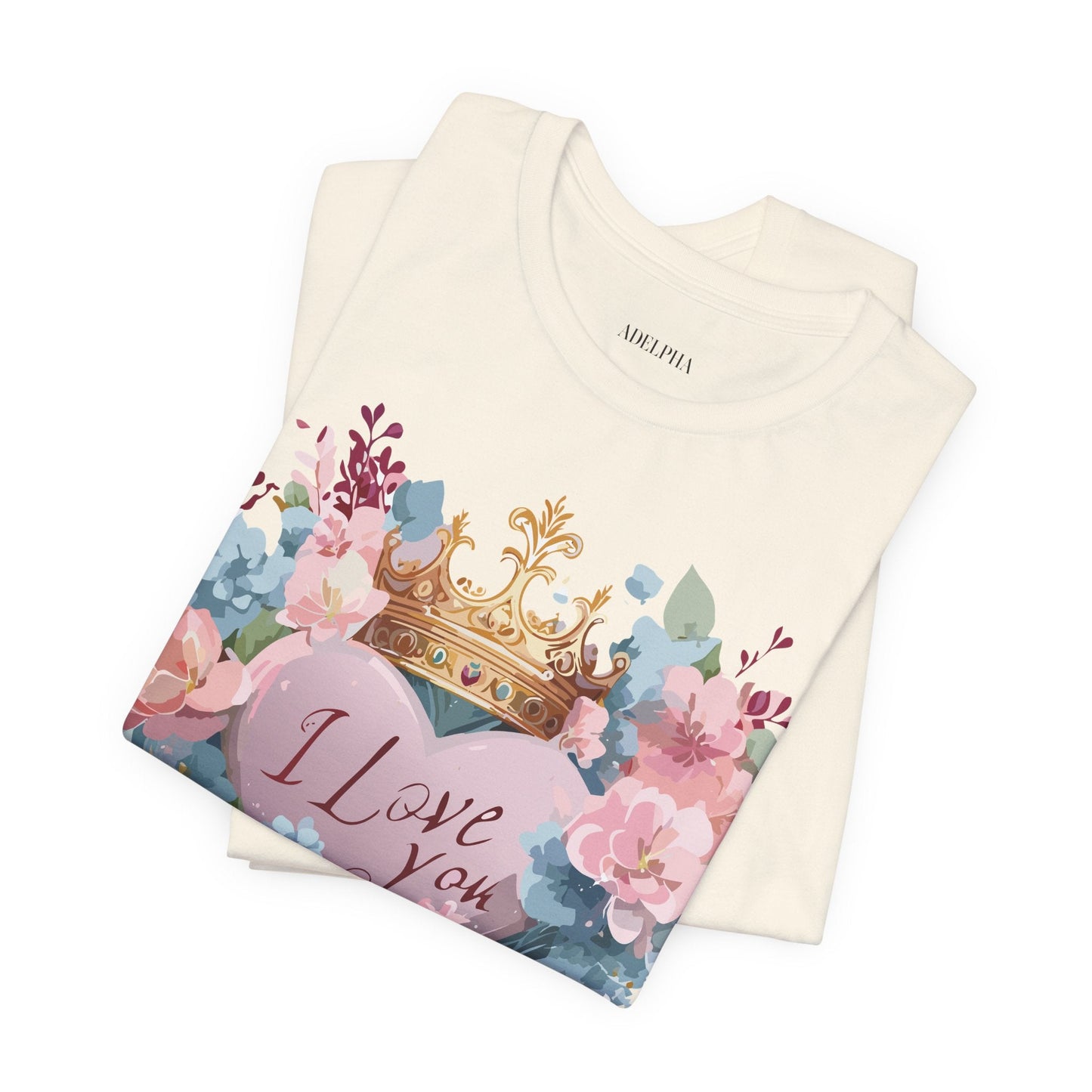 Valentine Graphic Tee Unisex Jersey Short Sleeve Vintage Inspired Art Design By Adelpha