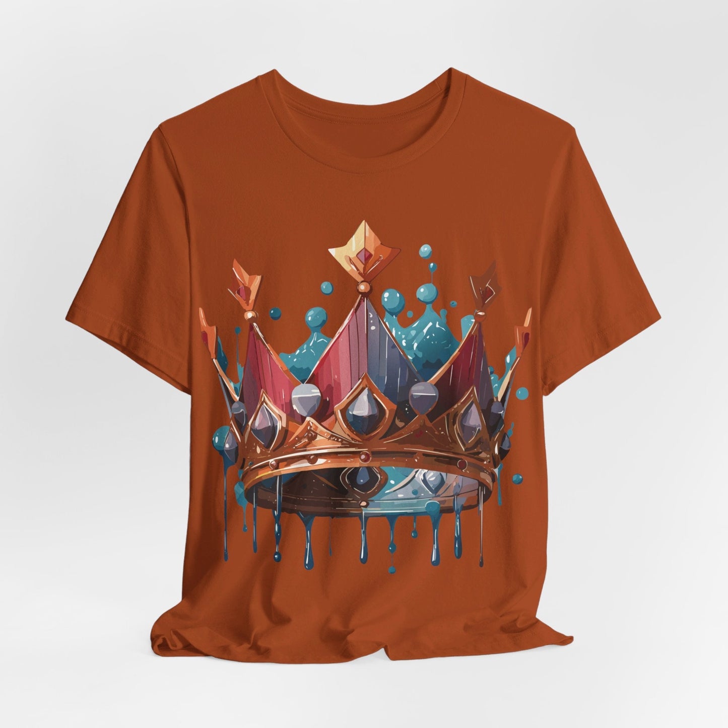 Crown Graphic Unisex 100 Cotton Vintage Artwork Tee 7