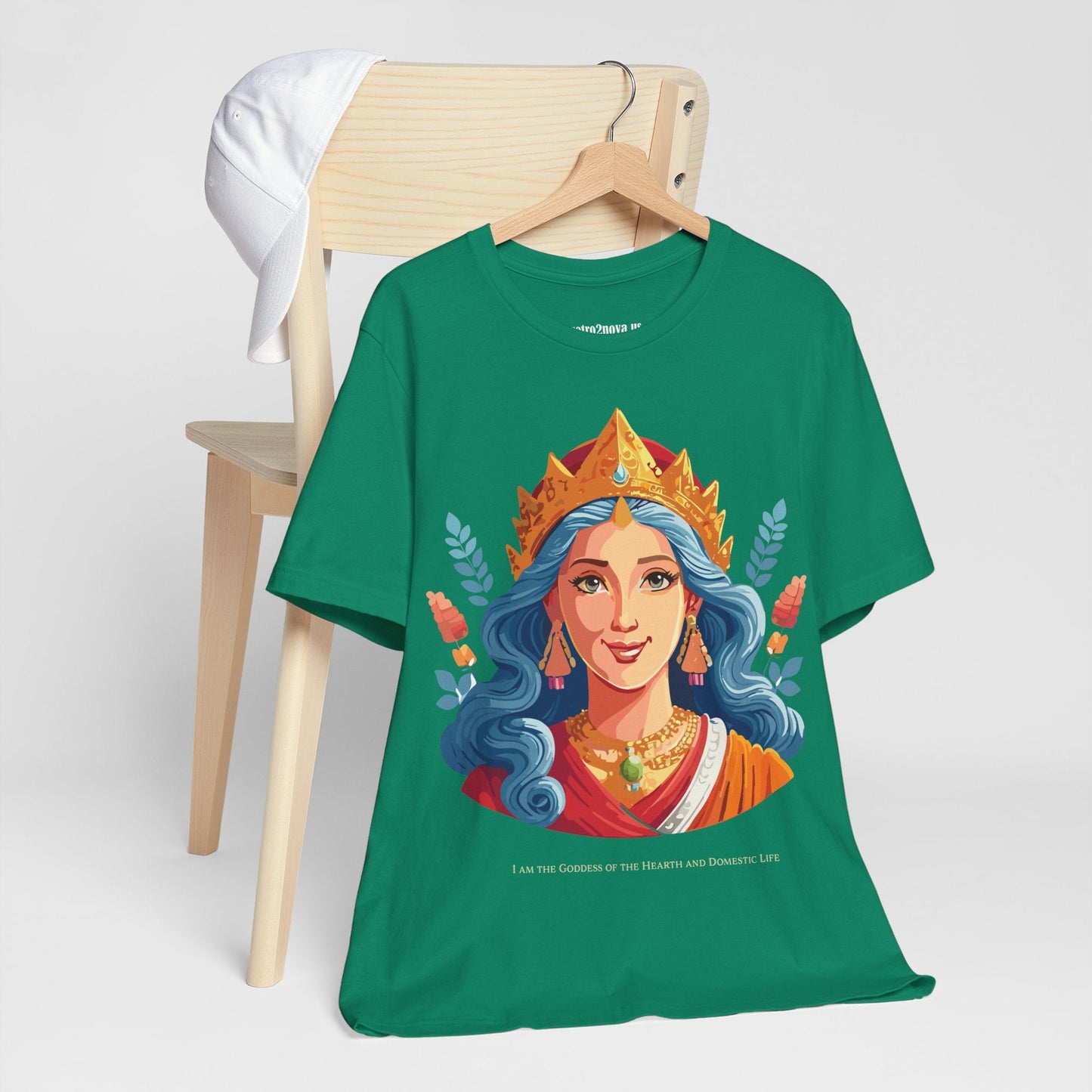 Goddess Graphic Cotton T Shirt Unisex Jersey Short Sleeve Original Art by Retro2Nova