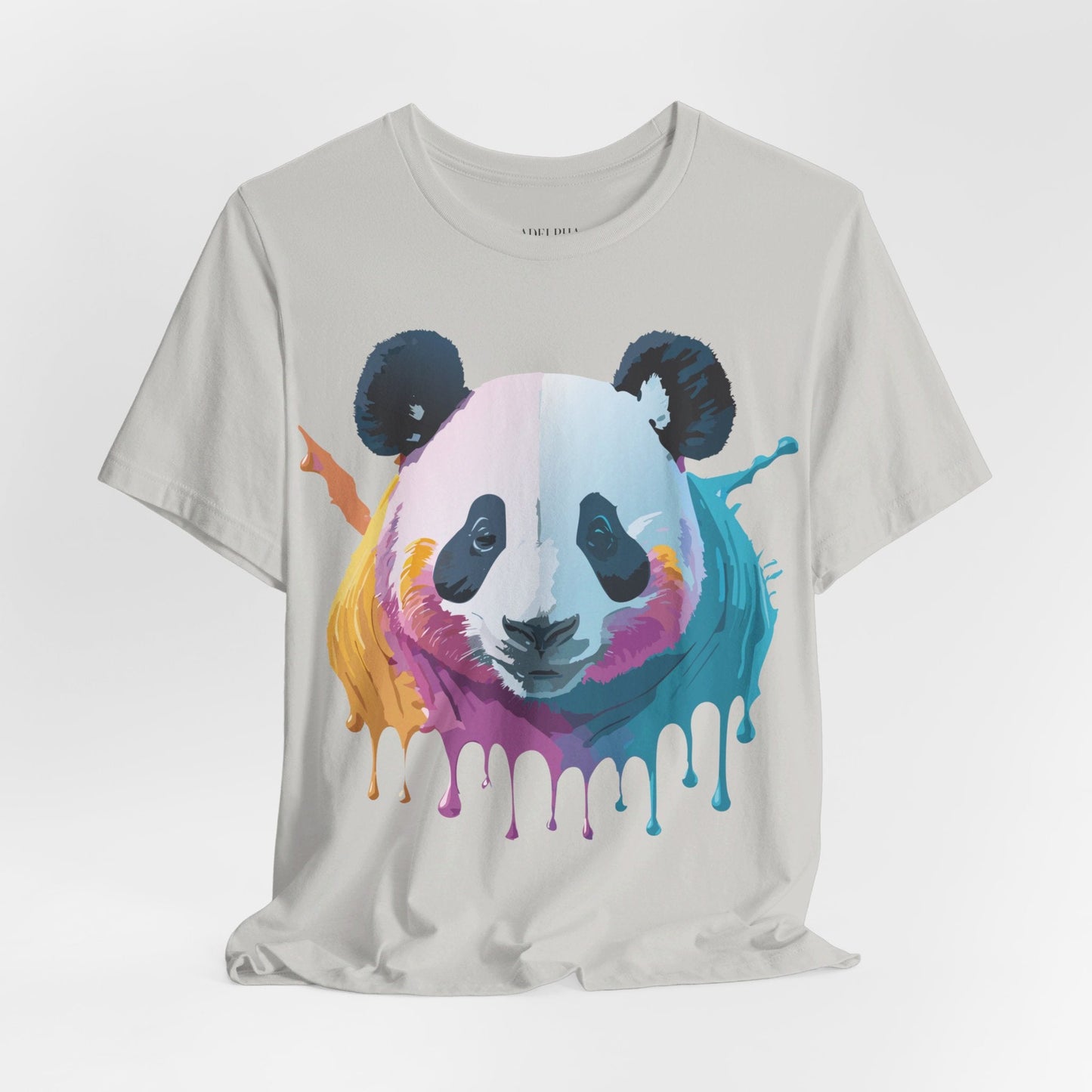 Panda Shirt Unisex Graphic Tee Vintage Inspired Artwork By Adelpha Jersey Short Sleeve