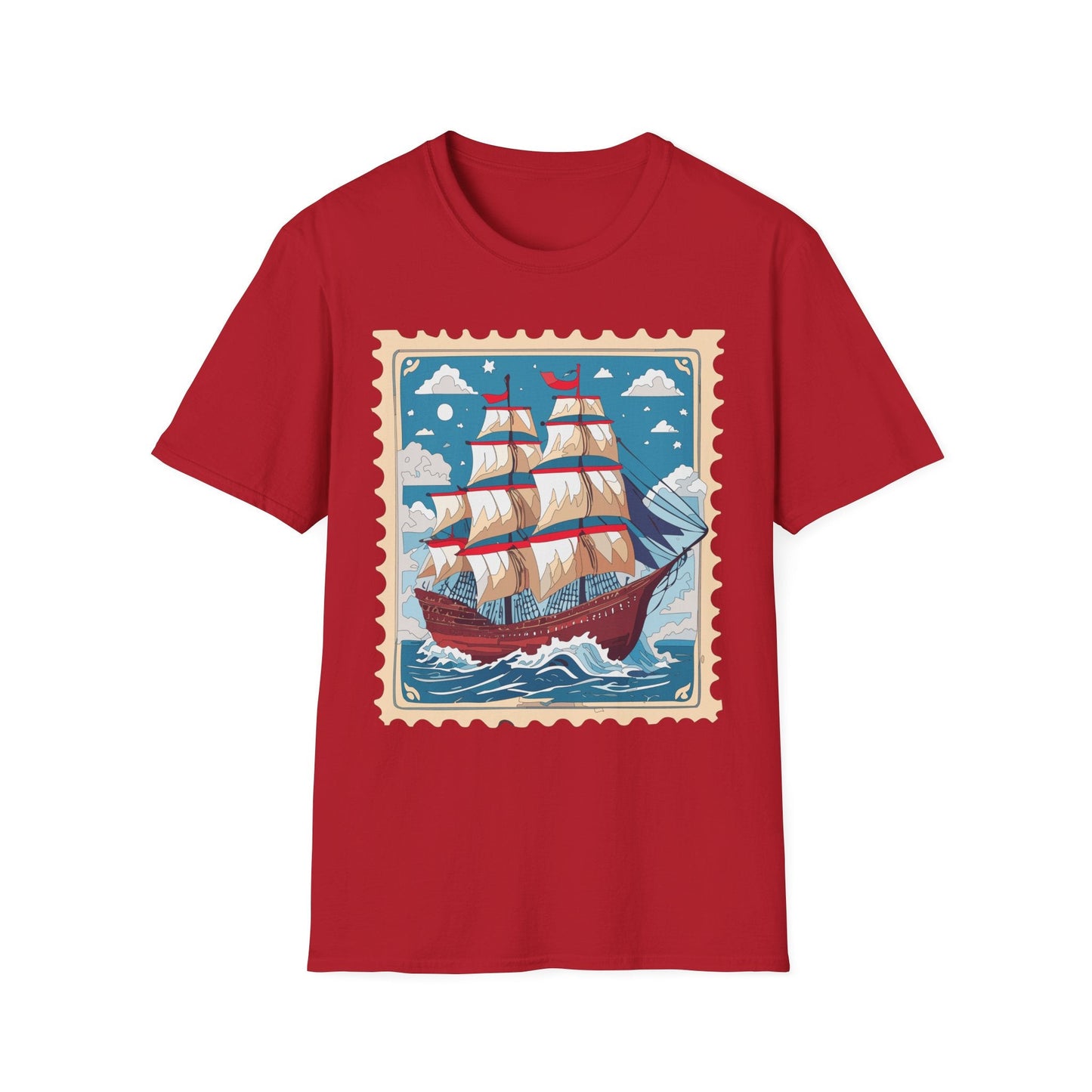 Unisex Softstyle Gildan 64000 Short Sleeve T Shirt Vessel Ship Frigate Tee For Everyday Comfort