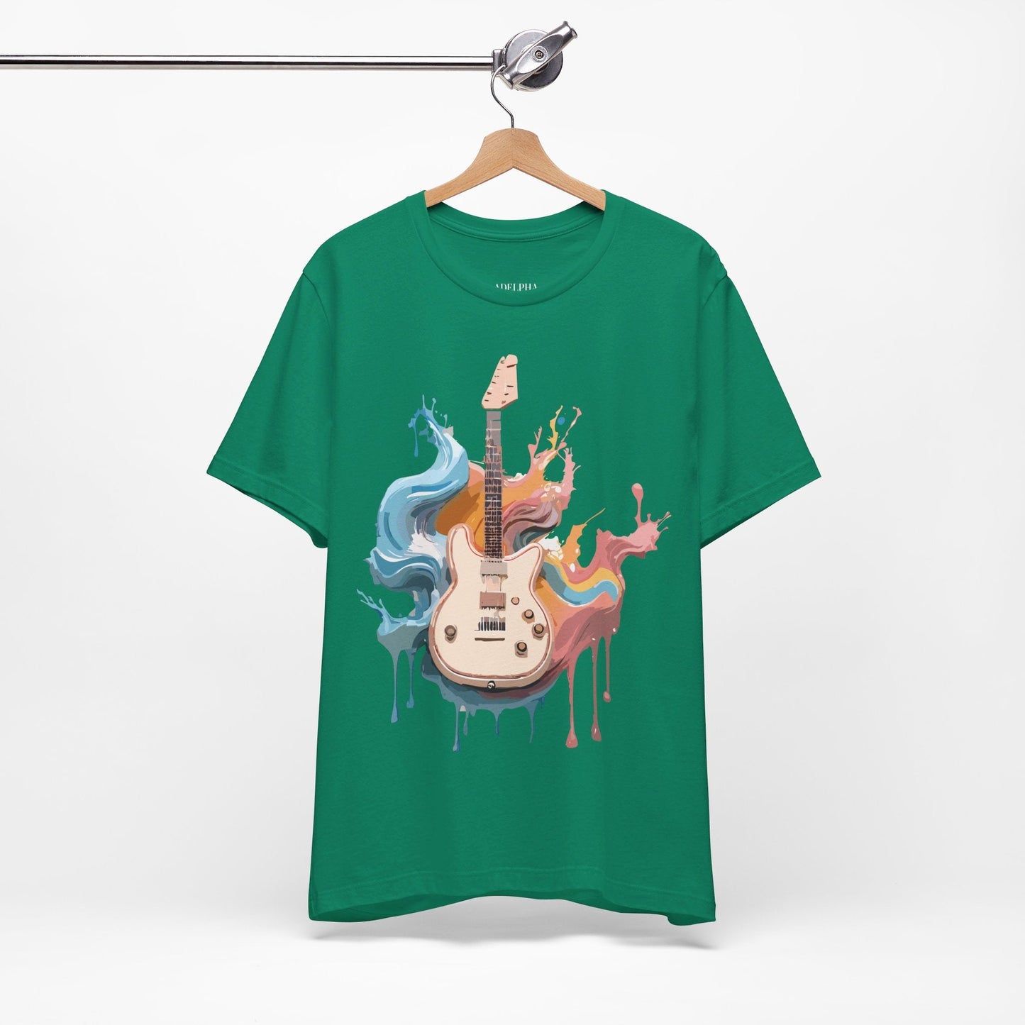 Adelpha Music Graphic T Shirt Unisex Short Sleeve Vintage Inspired Art Tee For Everyday Casual Wear