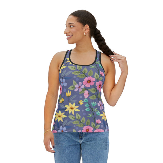 Summer Tank Top with floral prints