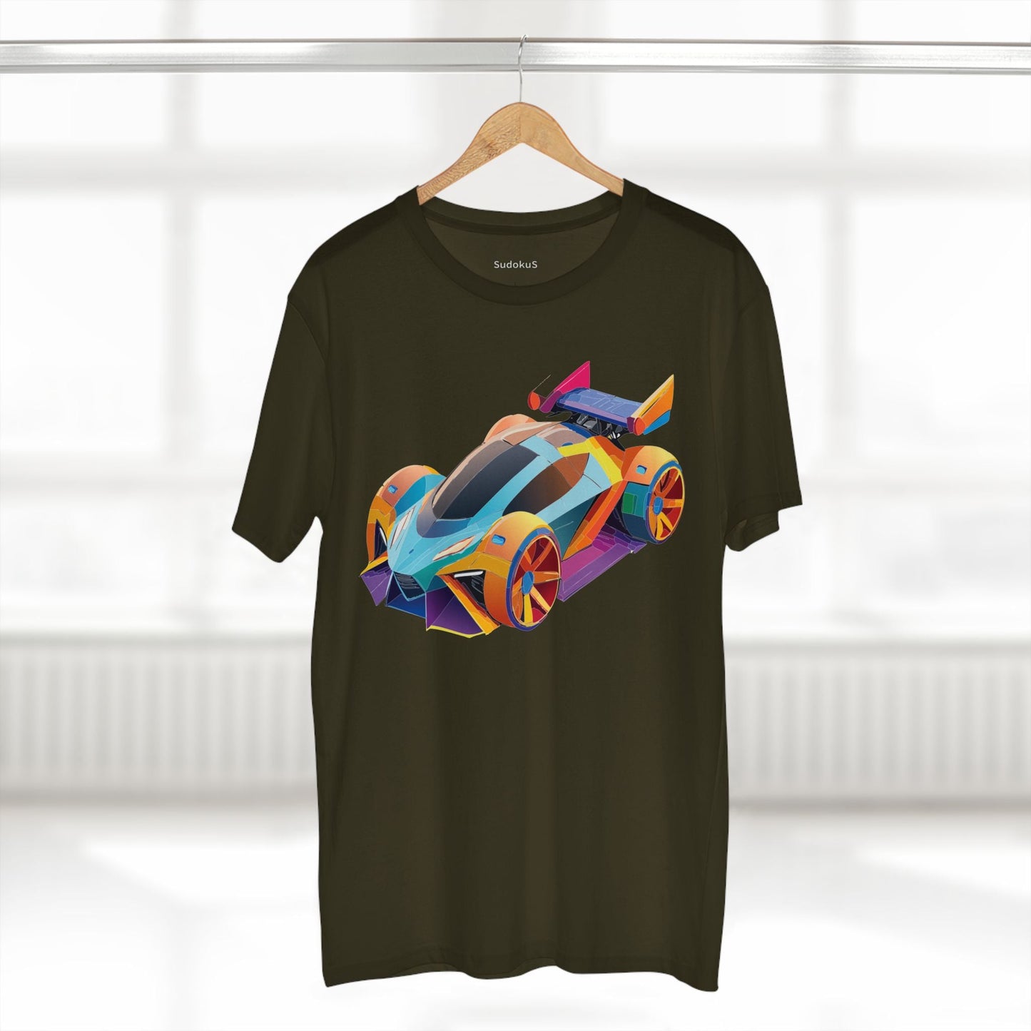 Car Graphic Unisex 100 Cotton Staple Tee 23