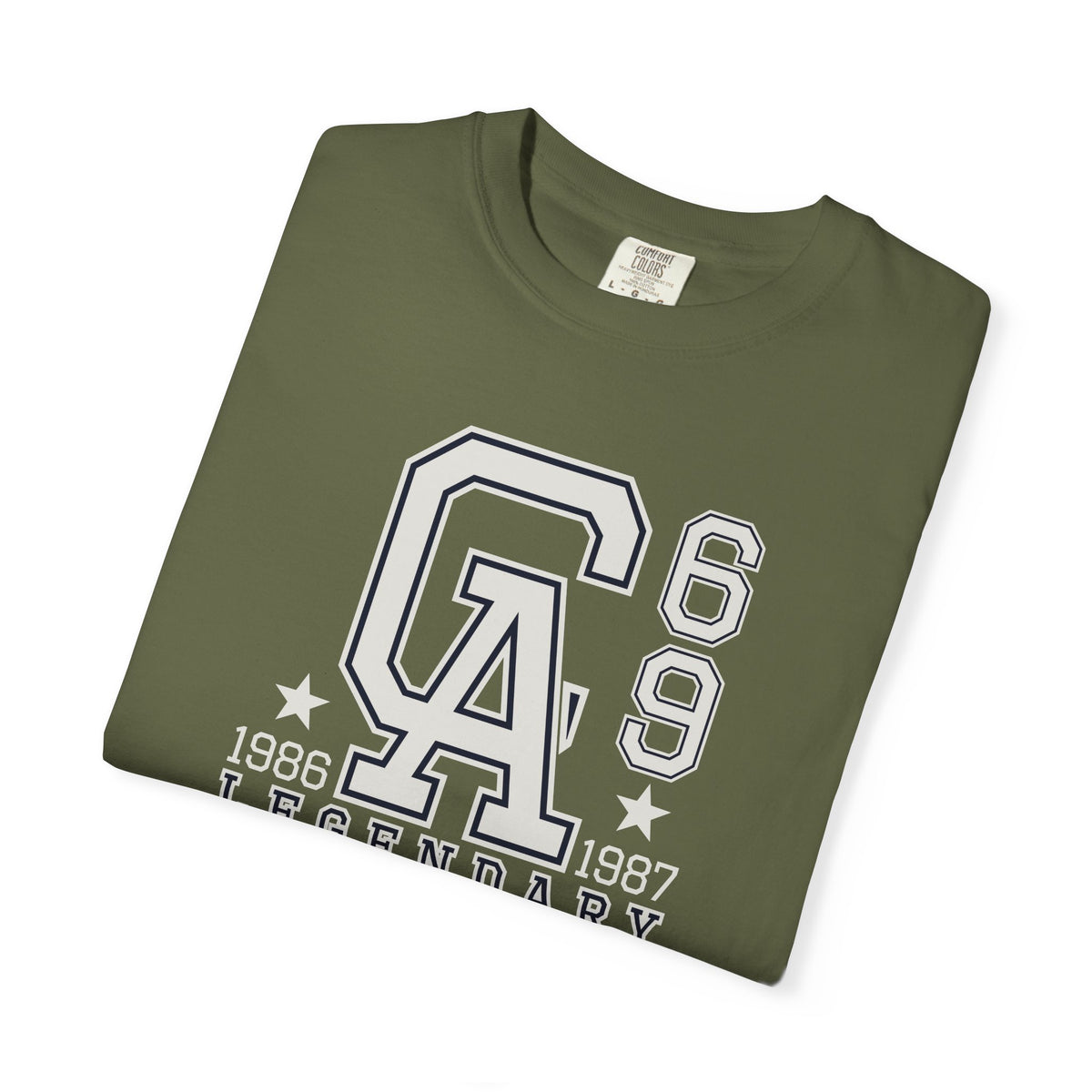 69 Champion California College Unisex Comfort Colors Garment-Dyed Heavyweight 100 Cotton Art Design T-Shirt w18