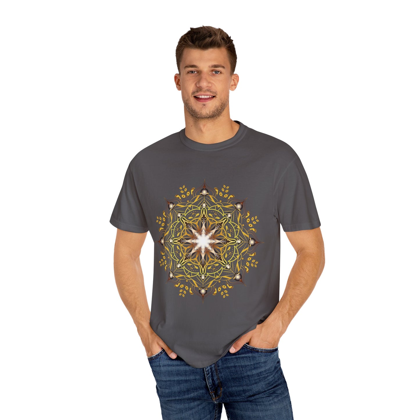 Unisex T-shirt with abstract print