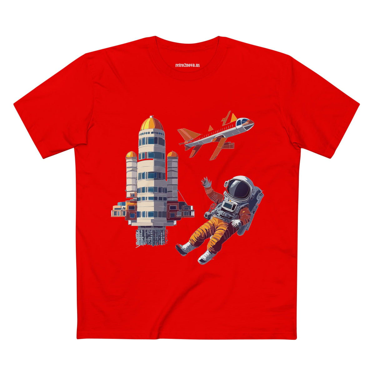 Cosmos Astronaut Graphic Tee Staple Unisex 100 Cotton Tee Shirt - CS-17