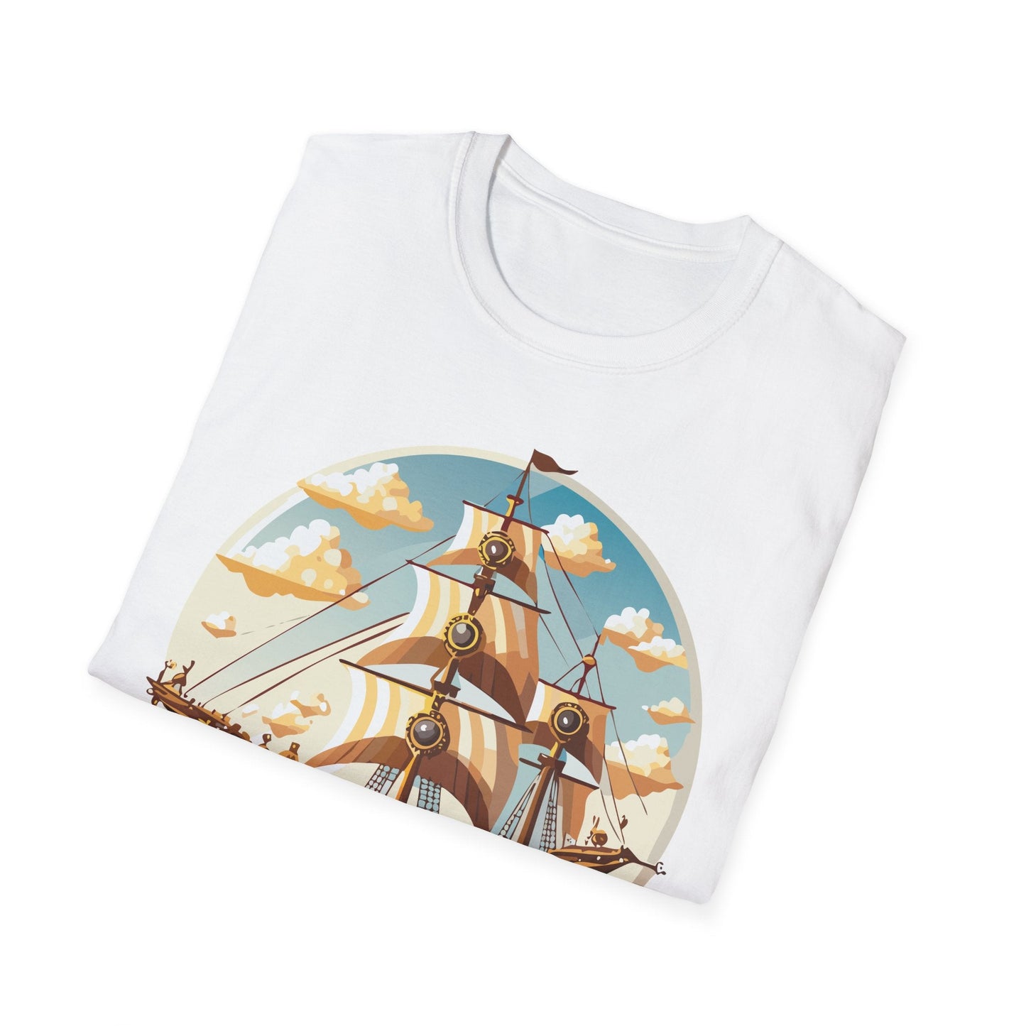 Ship T Shirt Frigate T Shirt Vessel Tee Gildan Softstyle 64000 Unisex Cotton Comfort