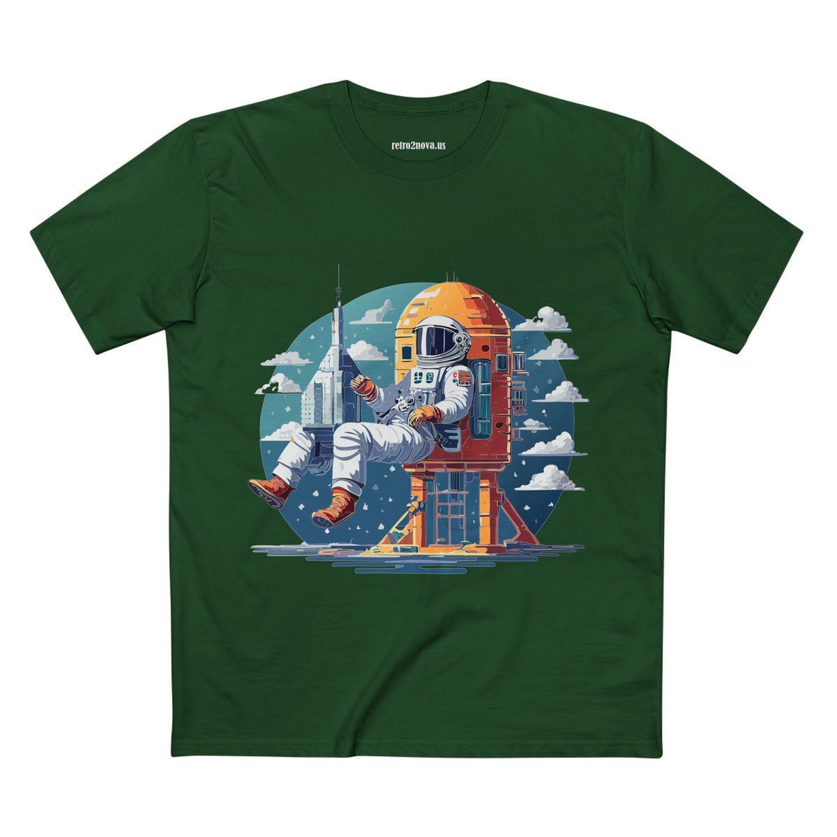 Cosmos Astronaut Graphic Tee Staple Unisex 100 Cotton Tee Shirt - CS-43
