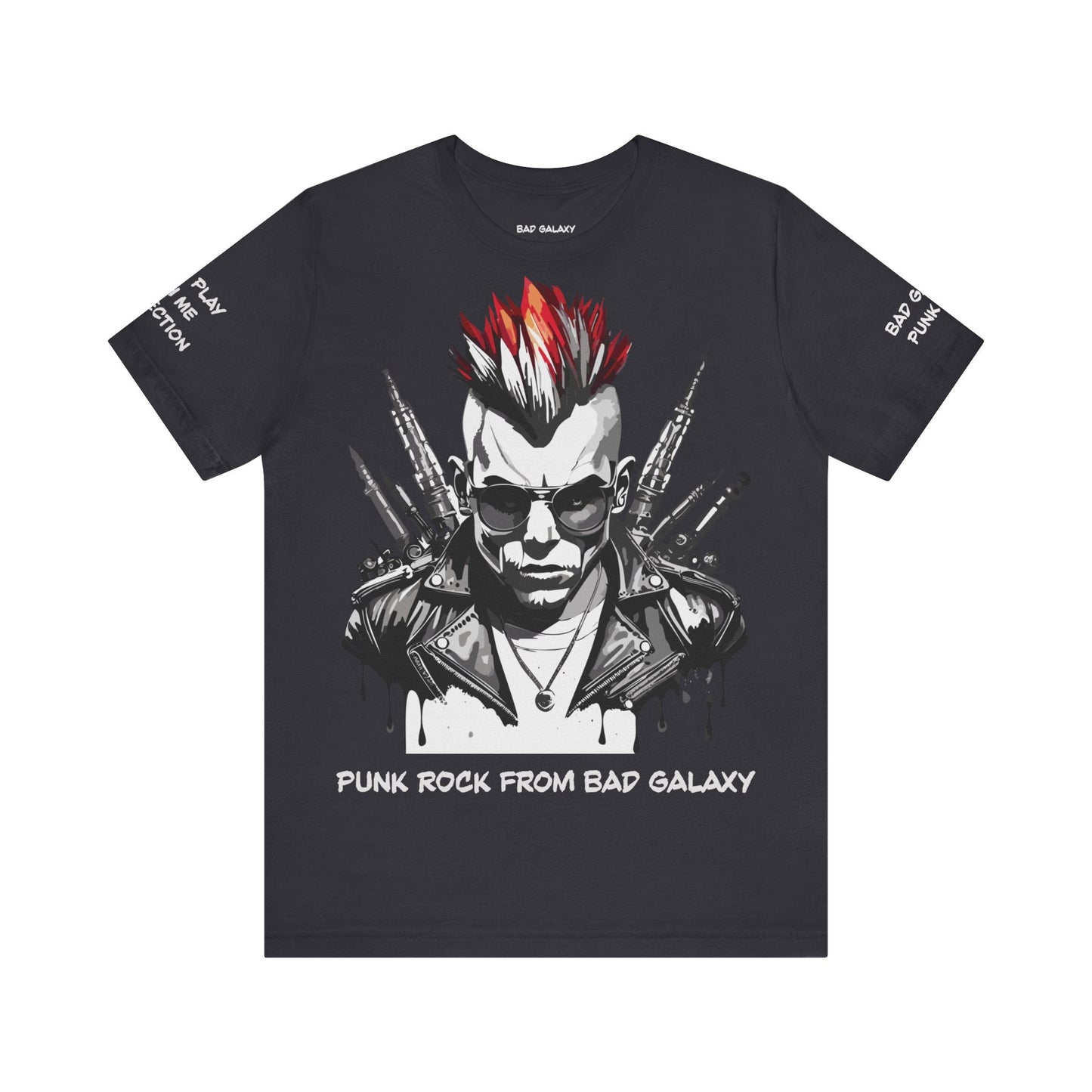 Punk Rock Tee Shirt Made In USA 100 Cotton Eco Friendly Inks Durable Stitching Quality