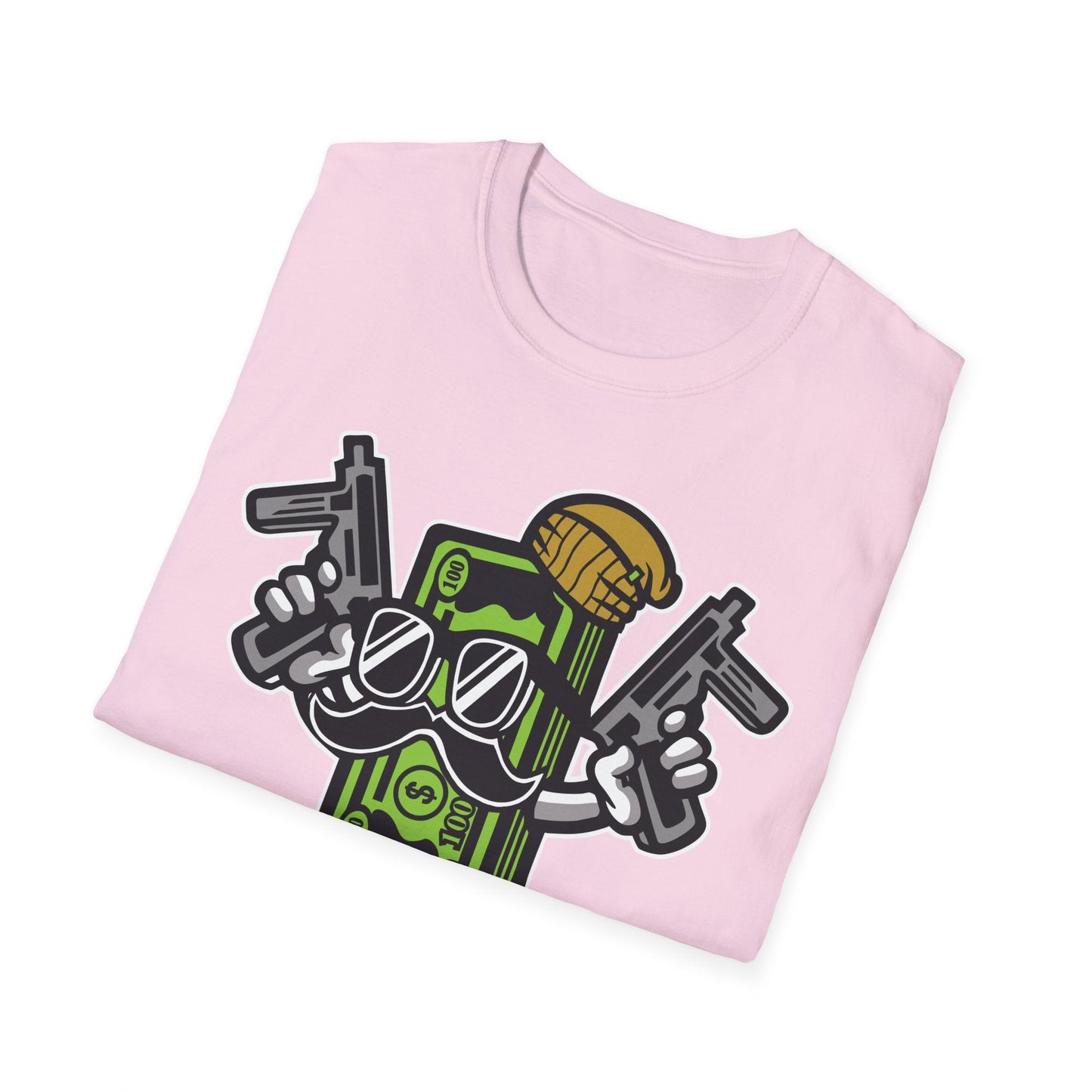 Cartoon T Shirt Animation Tee Funny Graphic Unisex Gildan Softstyle 64000 Cotton