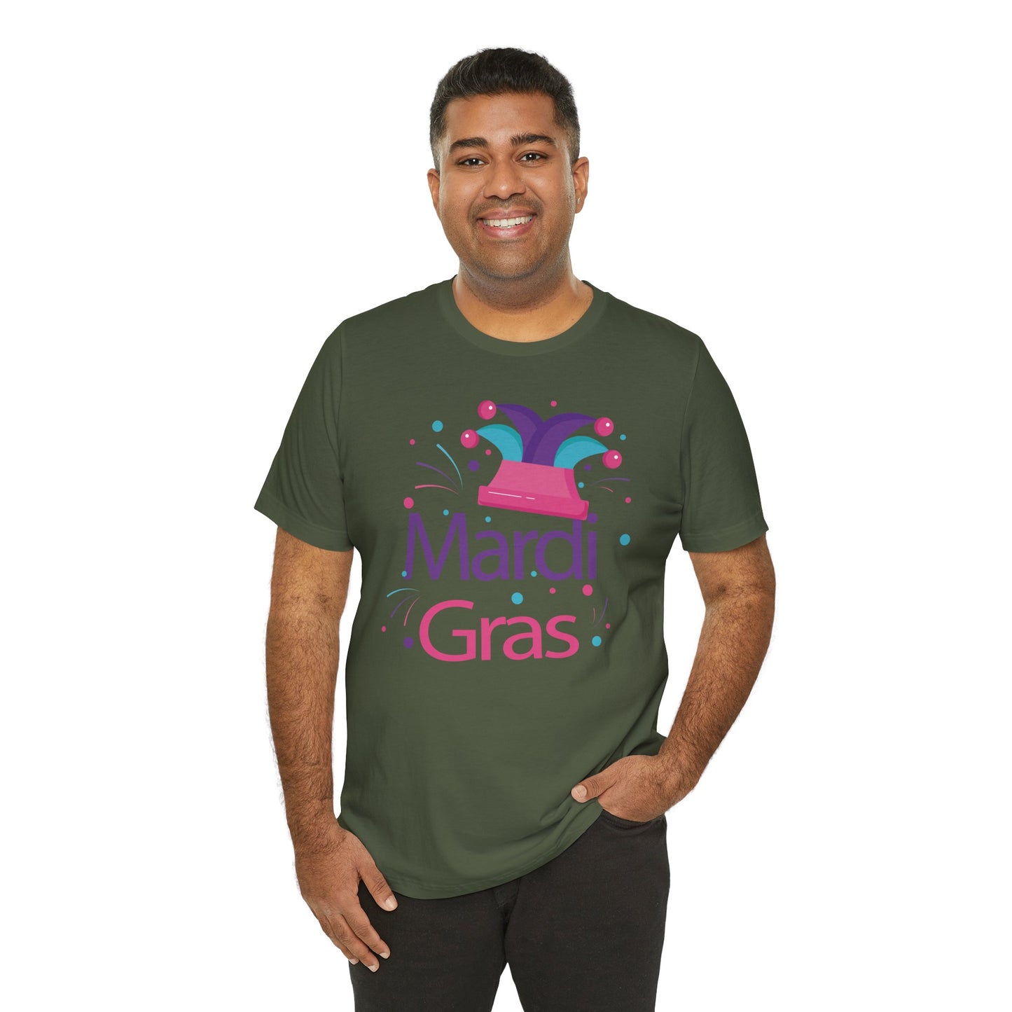 Unisex Cotton Tee Shirt for Mardi Gras