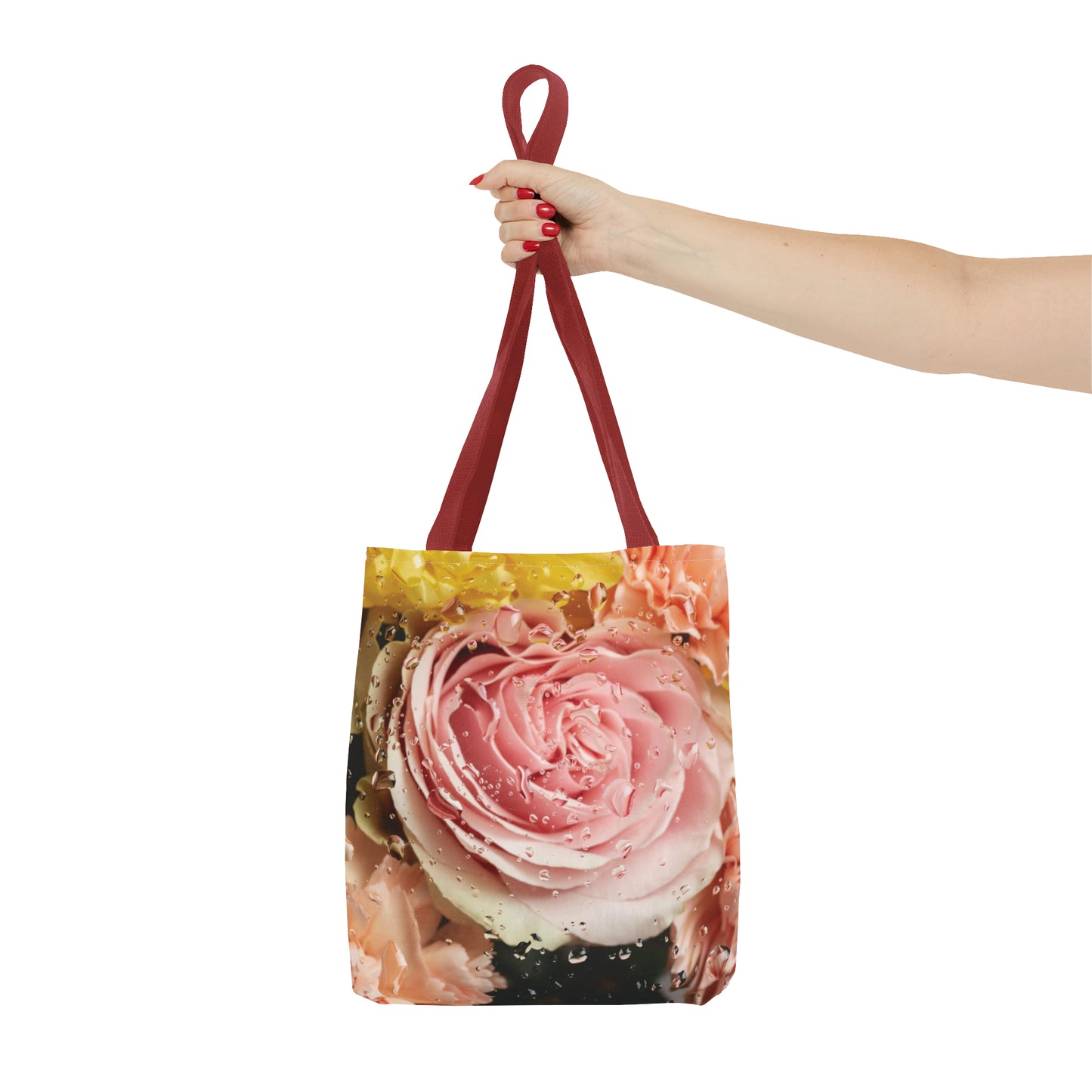 Canvas Bag with Floral Prints