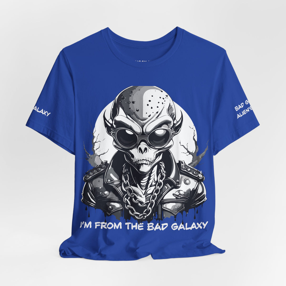 Alien Graphic Unisex Cotton Bella+Canvas Tee with Art Design b70