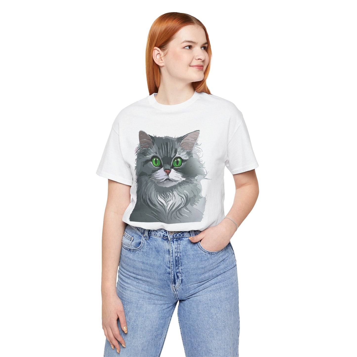 Unisex Animal Shirt With Art Design Animals Tee Short Sleeve Jersey Style Wild Animals Shirt