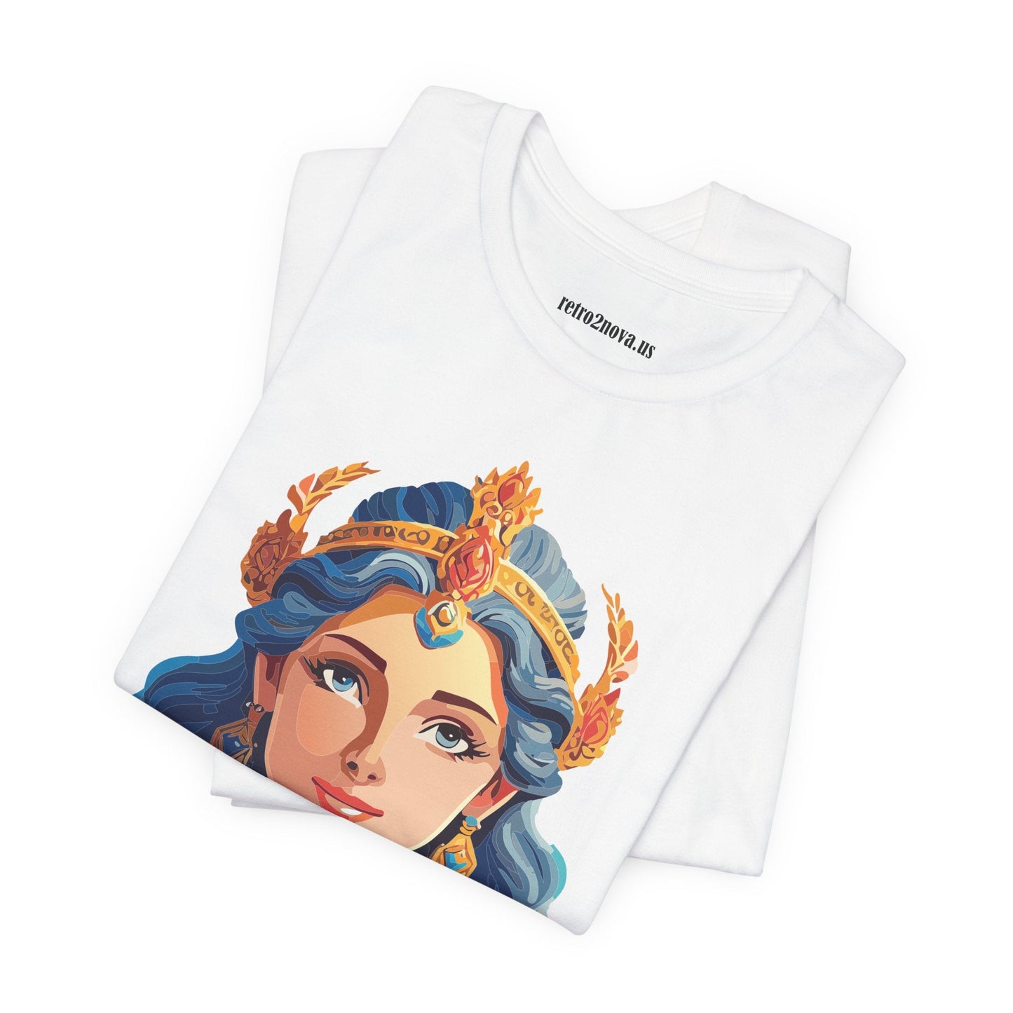Hera Goddess Shirt Unisex Graphic Cotton Tee Featuring Original Retro2Nova Artwork