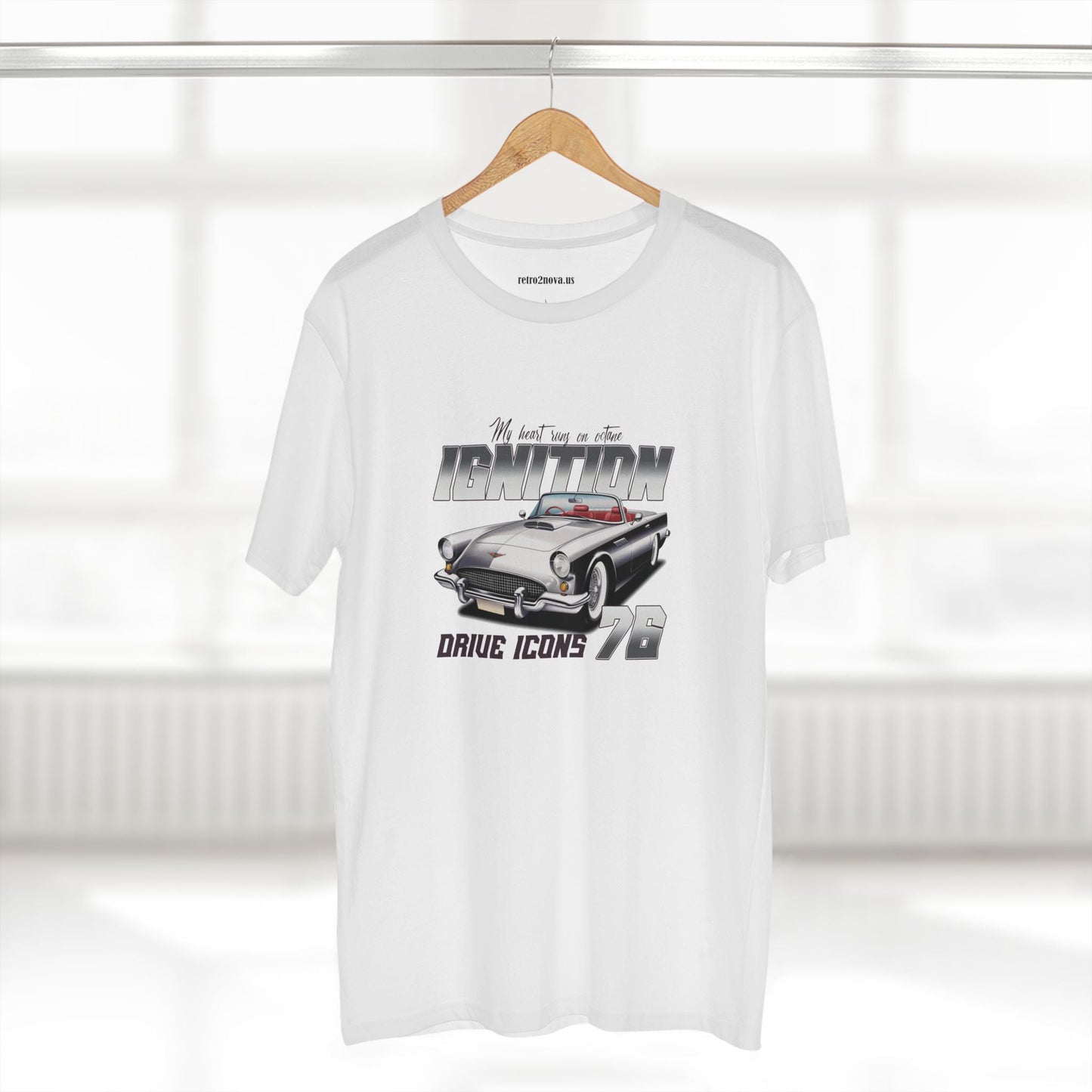 Retro Car Shirts Vintage Car Shirts RC11 Unisex Premium Cotton Tee With Original Art Design