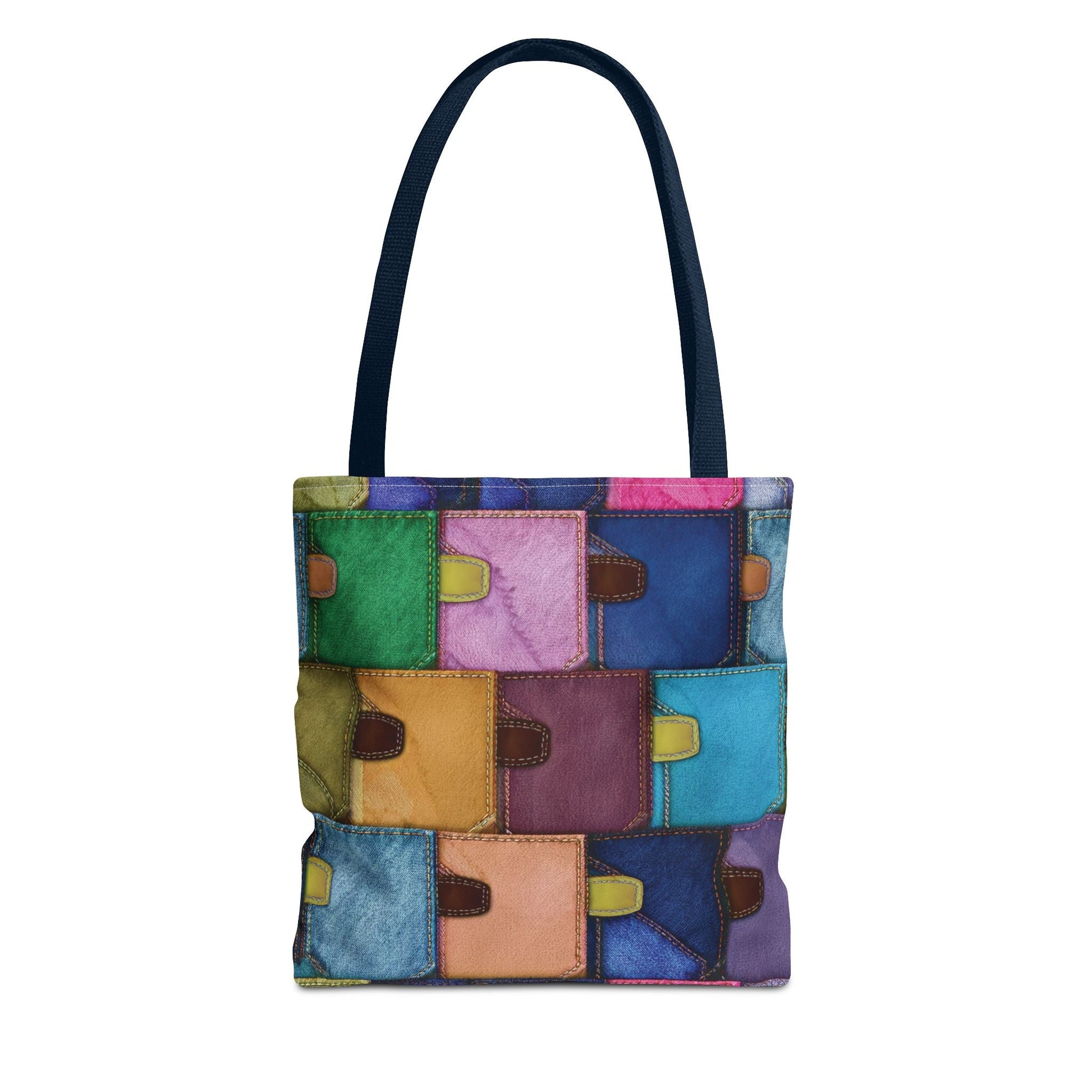 Denim Canvas Bag, Tote Bag Denim Printify