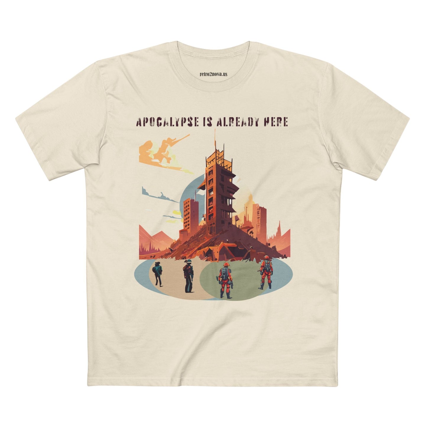 Cataclysm Doomsday Shirt Unisex Premium Cotton Tee With Original Retro Art Design