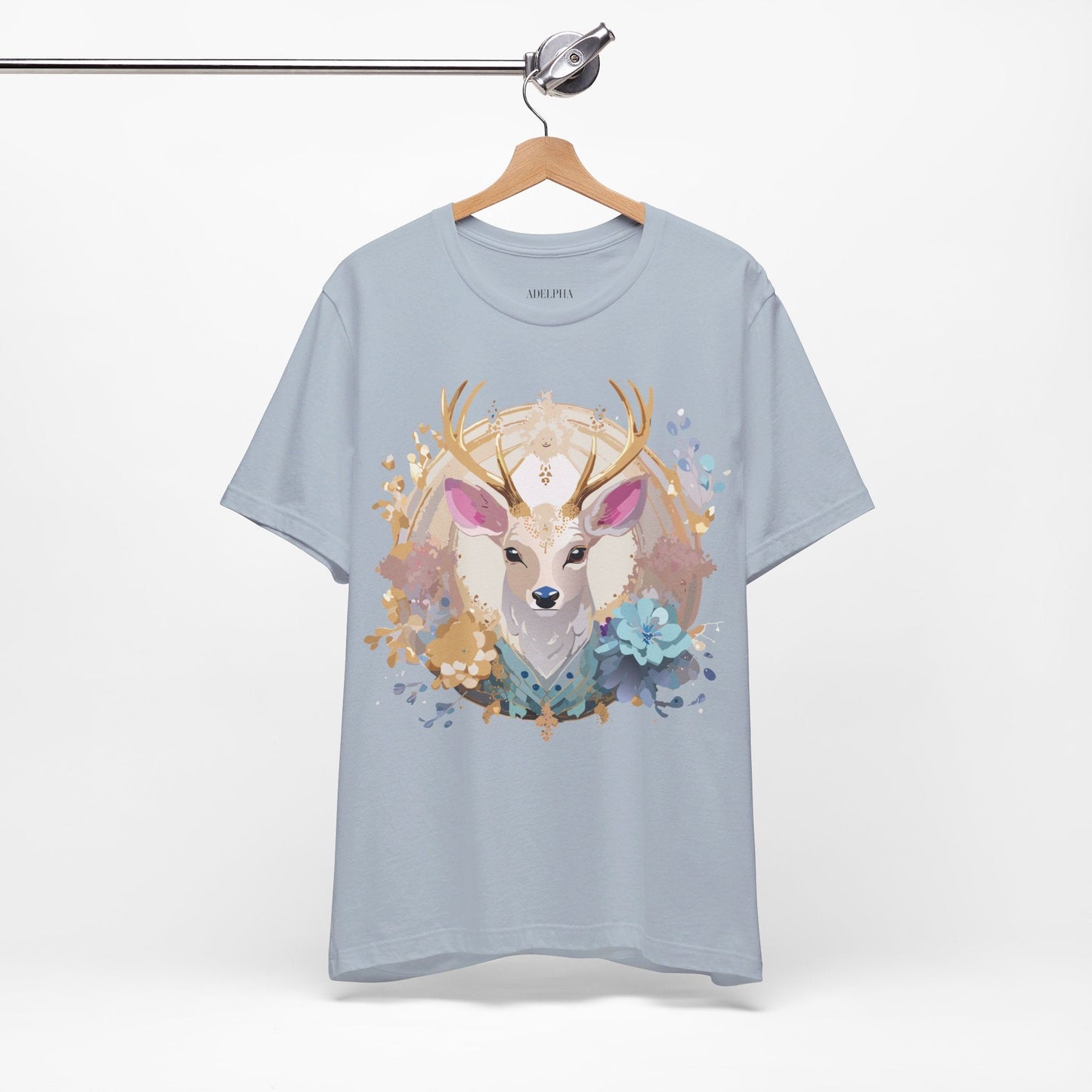 Medallion Graphic Unisex 100 Cotton Vintage Animal Medal Artwork Tee 68